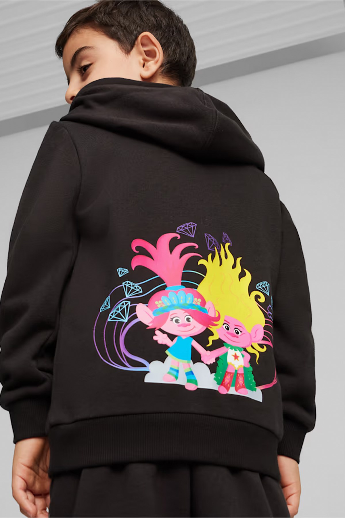 Puma X Trolls Hoodie Tr Çocuk Sweat 62482601 Siyah