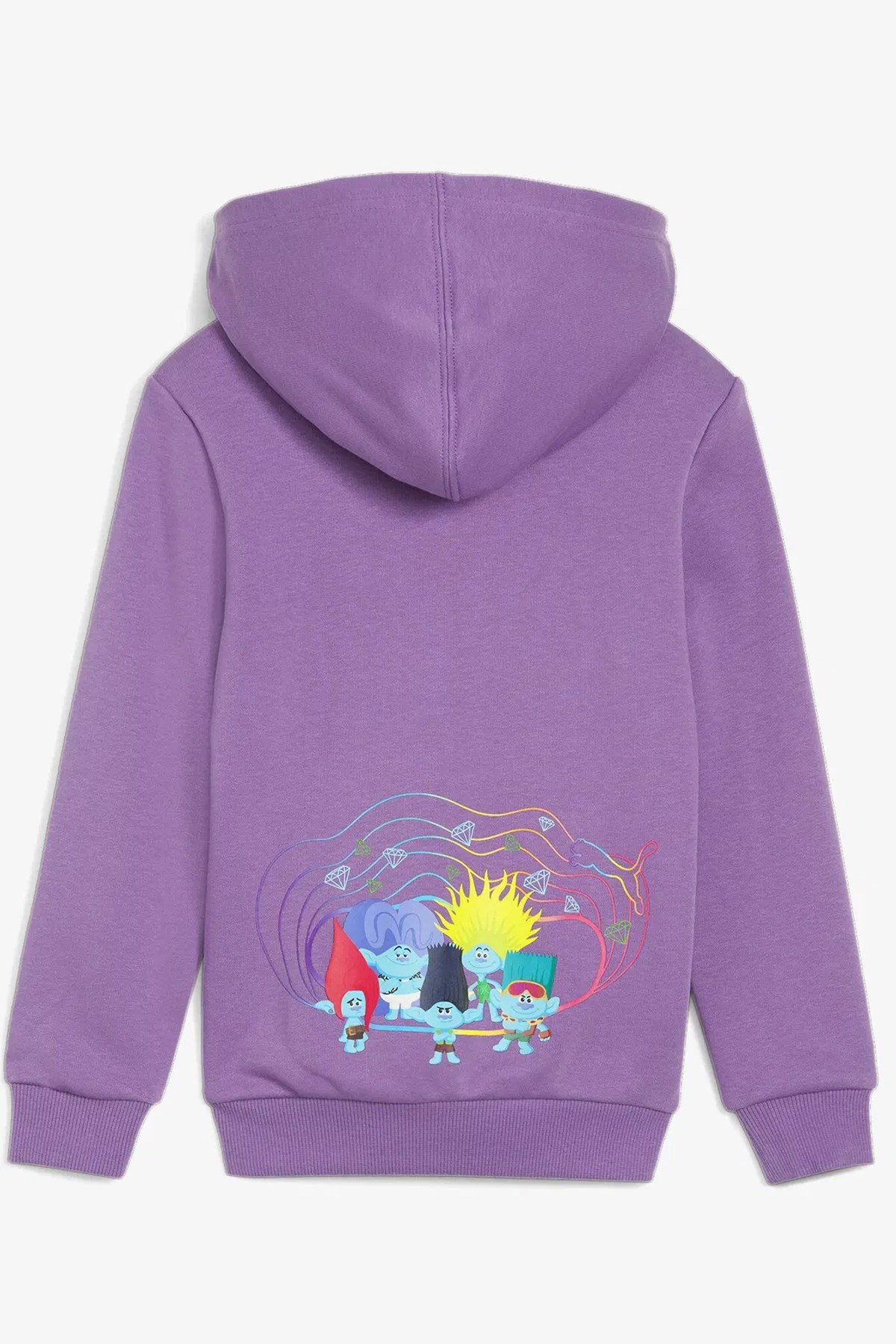 Puma X Trolls Hoodie Tr Çocuk Sweat 62482650 Mor