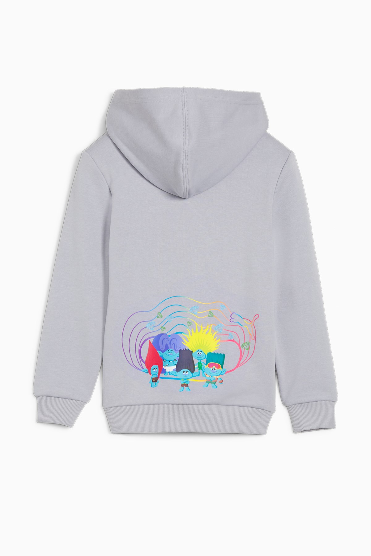 Puma X Trolls Hoodie Tr Çocuk Sweat 62482663 Gri