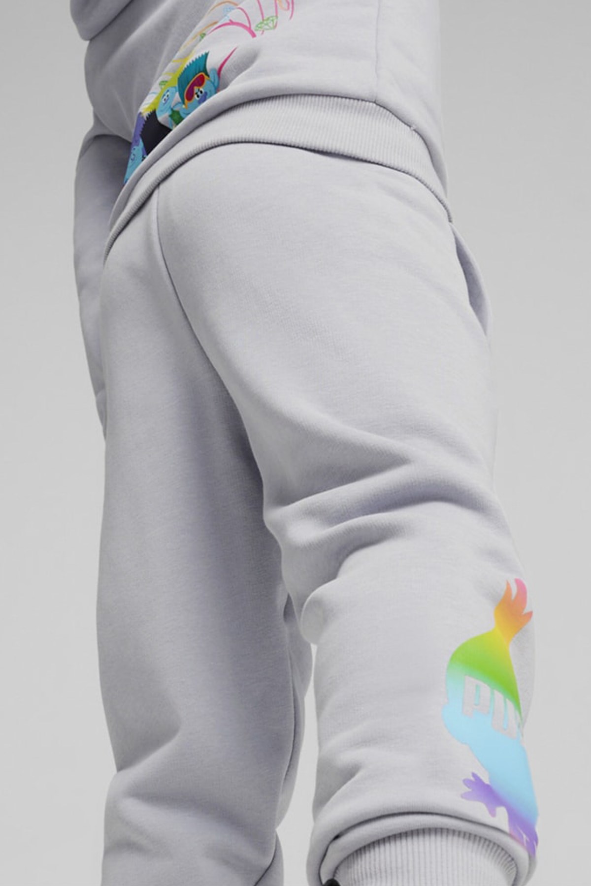 Puma X Trolls Çocuk Eşofman Alt 62483063 Gri