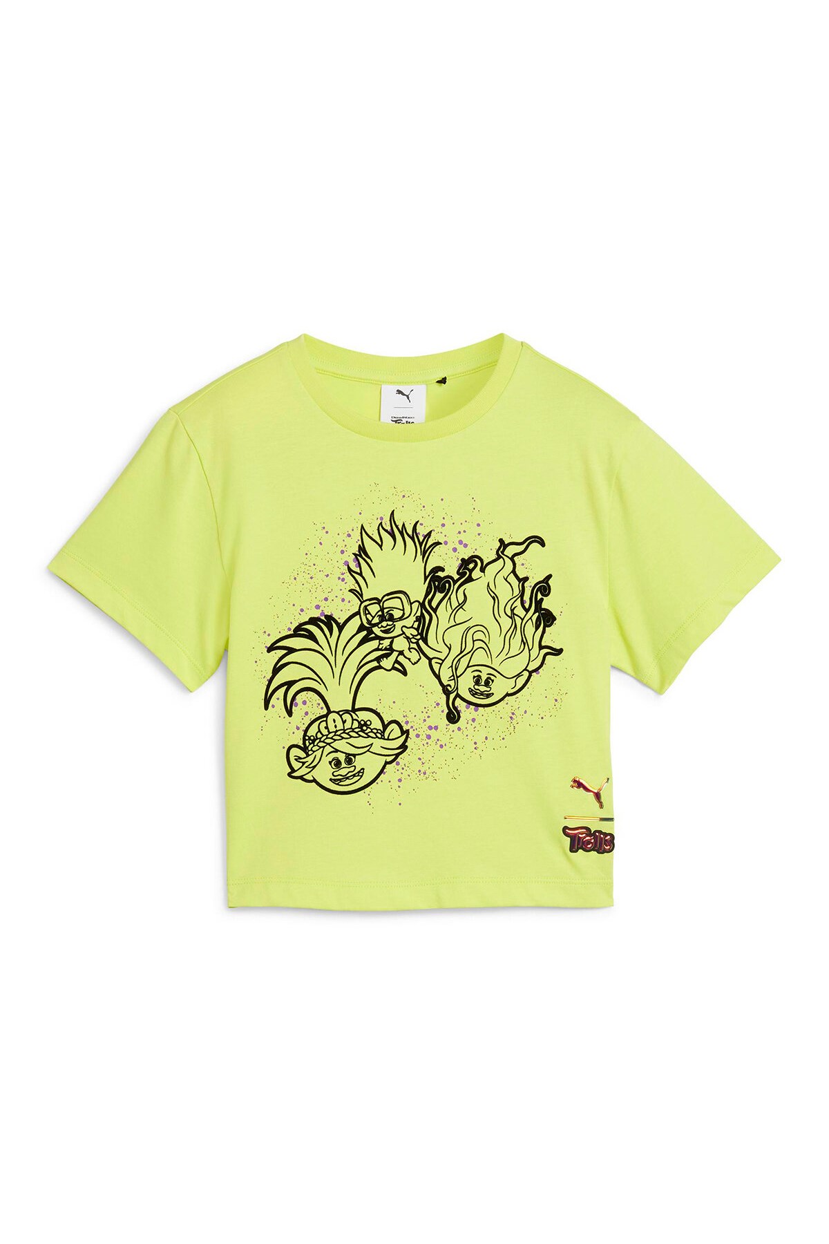 Puma X Trolls Graphic Çocuk Tişört 62485438 Sarı