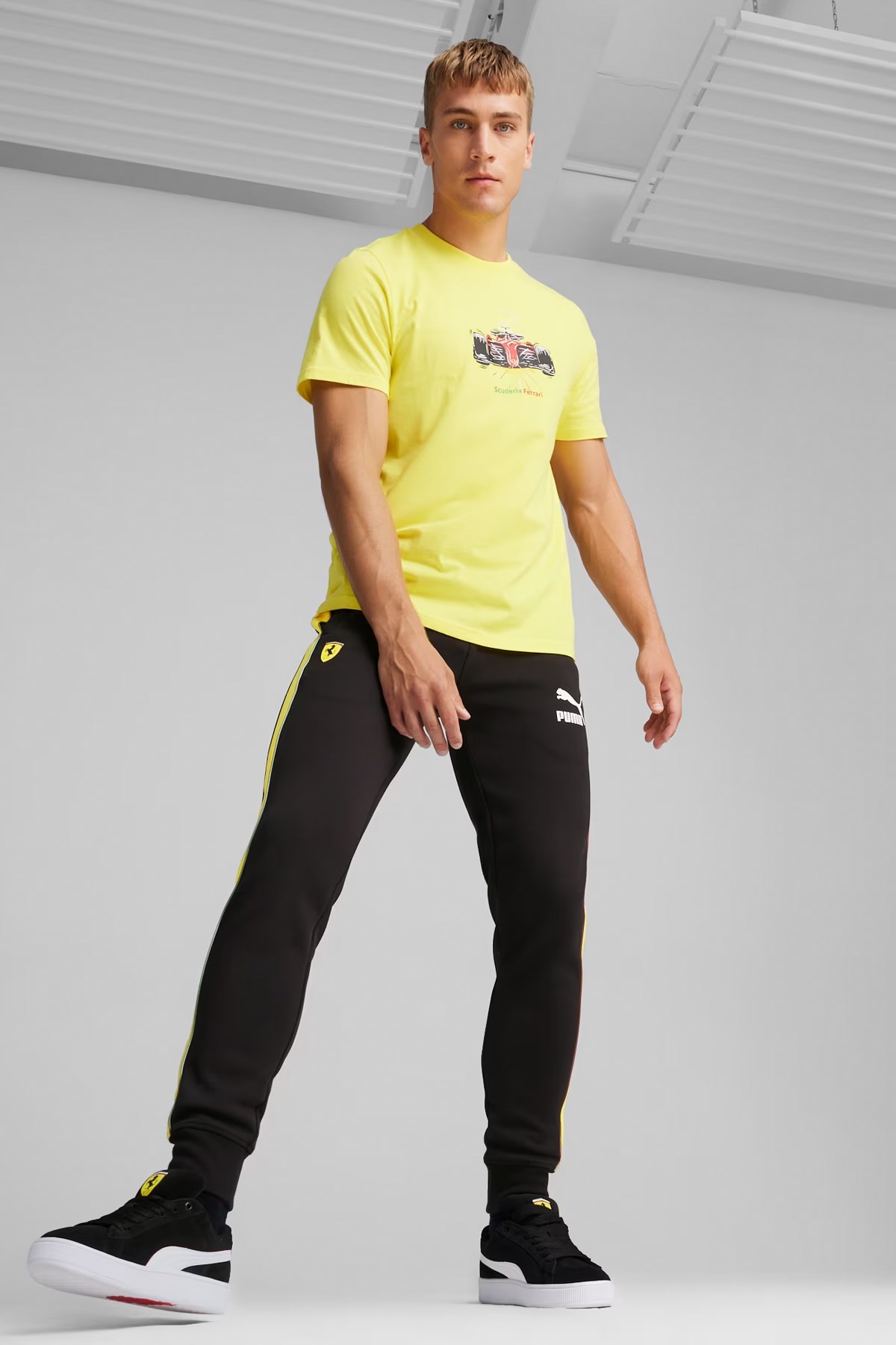 Puma Ferrari Race iconic T7 Erkek Eşofman Altı 62519901 Siyah