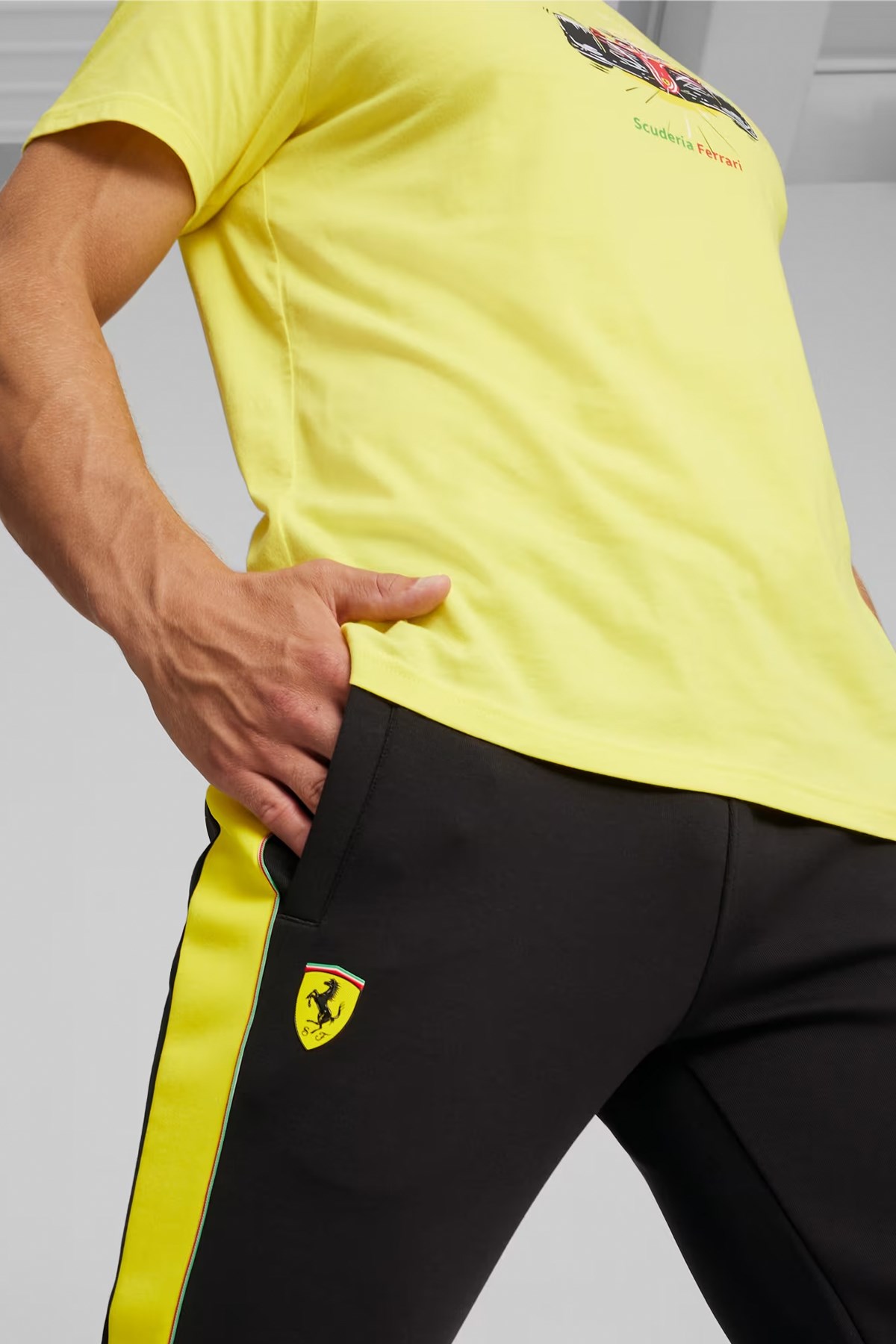 Puma Ferrari Race iconic T7 Erkek Eşofman Altı 62519901 Siyah