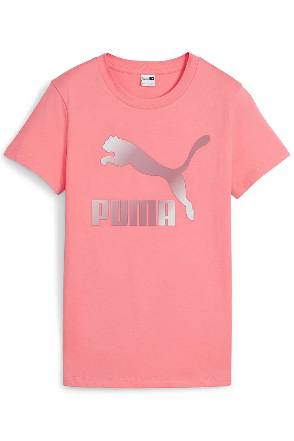 Puma Classıcs Shiny Logo Kadın Tişört 62559726 Pembe