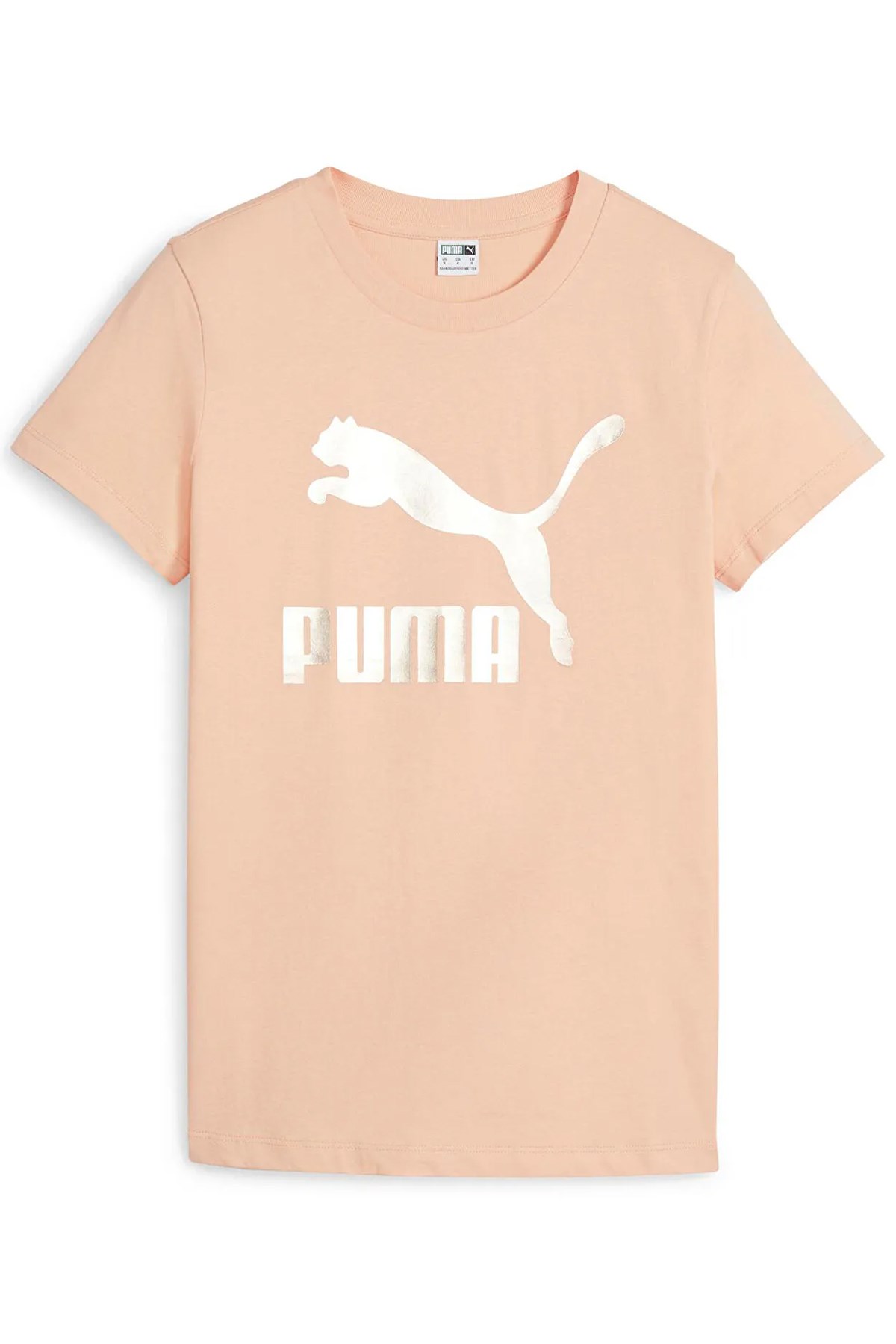 Puma Classıcs Shiny Logo Kadın Tişört 62559745 Pembe