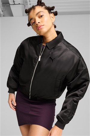 Puma Satin Kadın Sweatshirt 62651601 Siyah