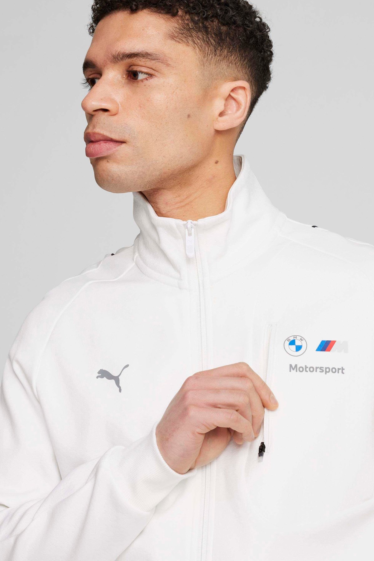 Puma Bmw Mms Erkek Sweatshirt 62745702 Beyaz