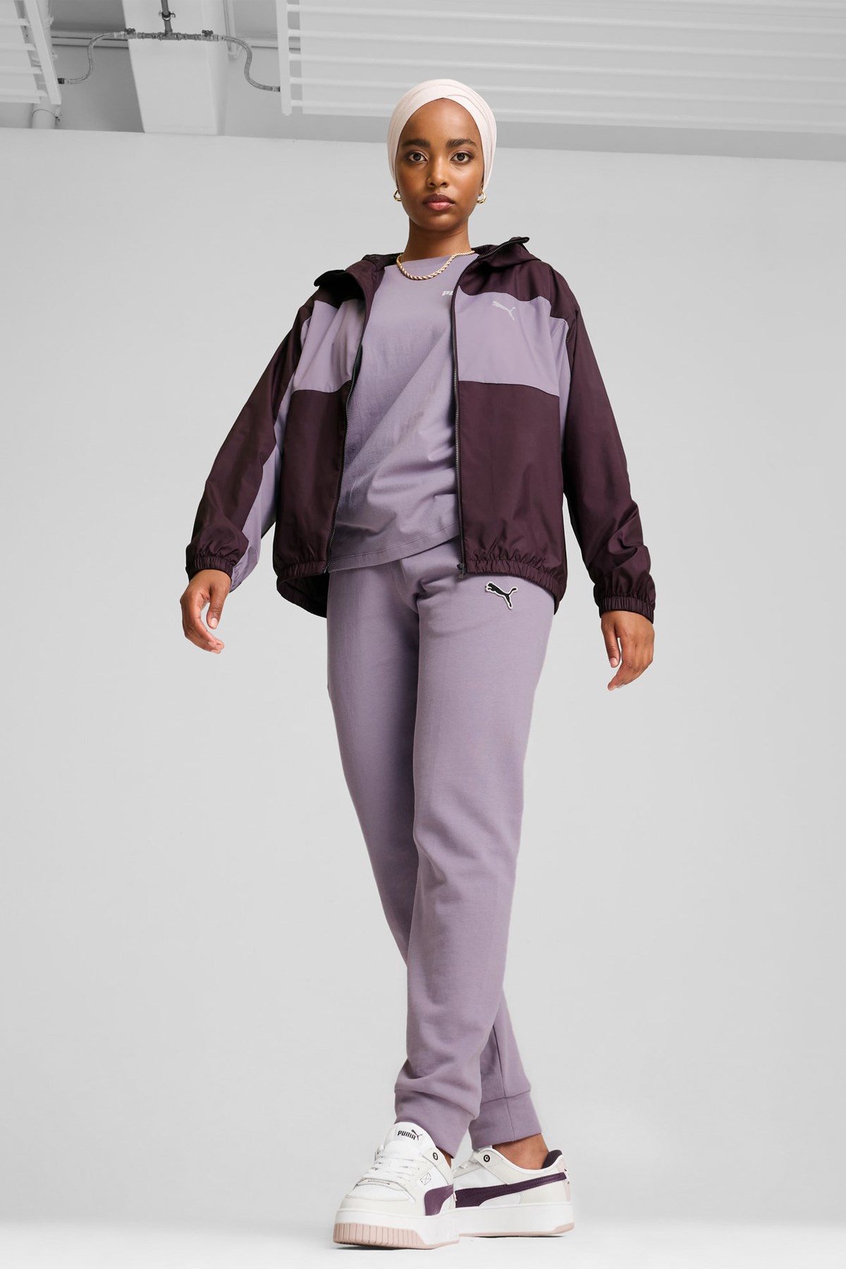 Puma Mesh Lined Kadın Rüzgarlık 62747444 Mor