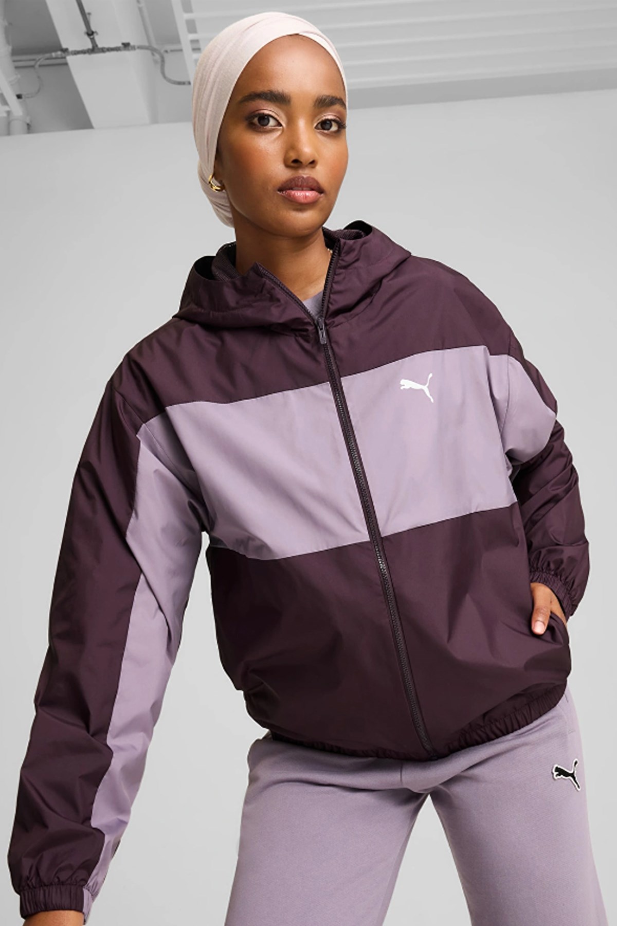Puma Mesh Lined Kadın Rüzgarlık 62747448 Pembe