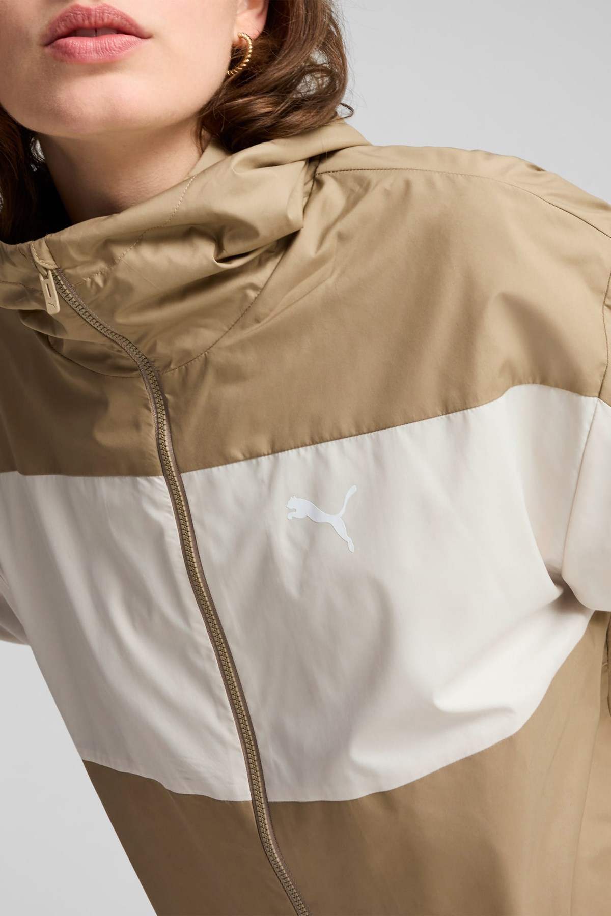 Puma Mesh Lined Kadın Rüzgarlık 62747467 Bej