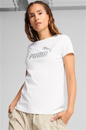 Puma Metallic No. 1 Logo Kadın Tişört 63153602