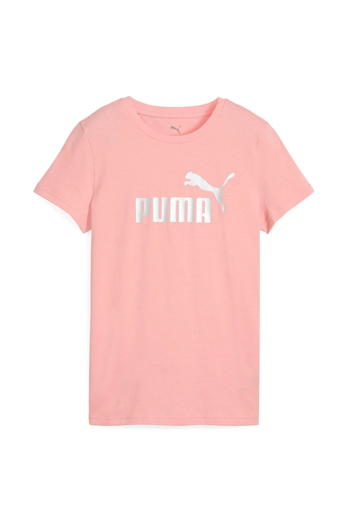 Puma Metallic No. 1 Logo Kadın Tişört 63153618 Pembe