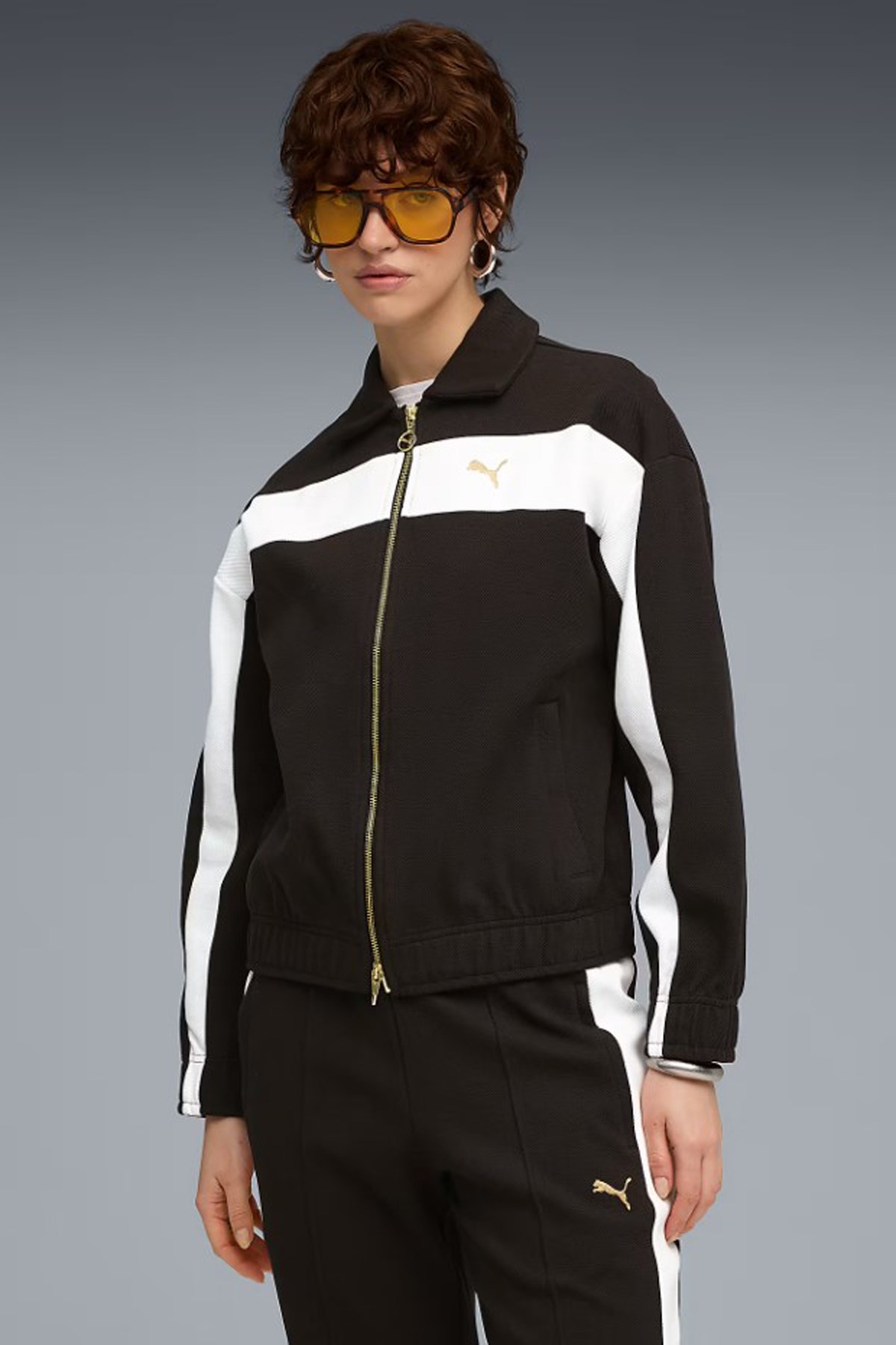 Puma T7 Relaxed Track Kadın Ceket Siyah