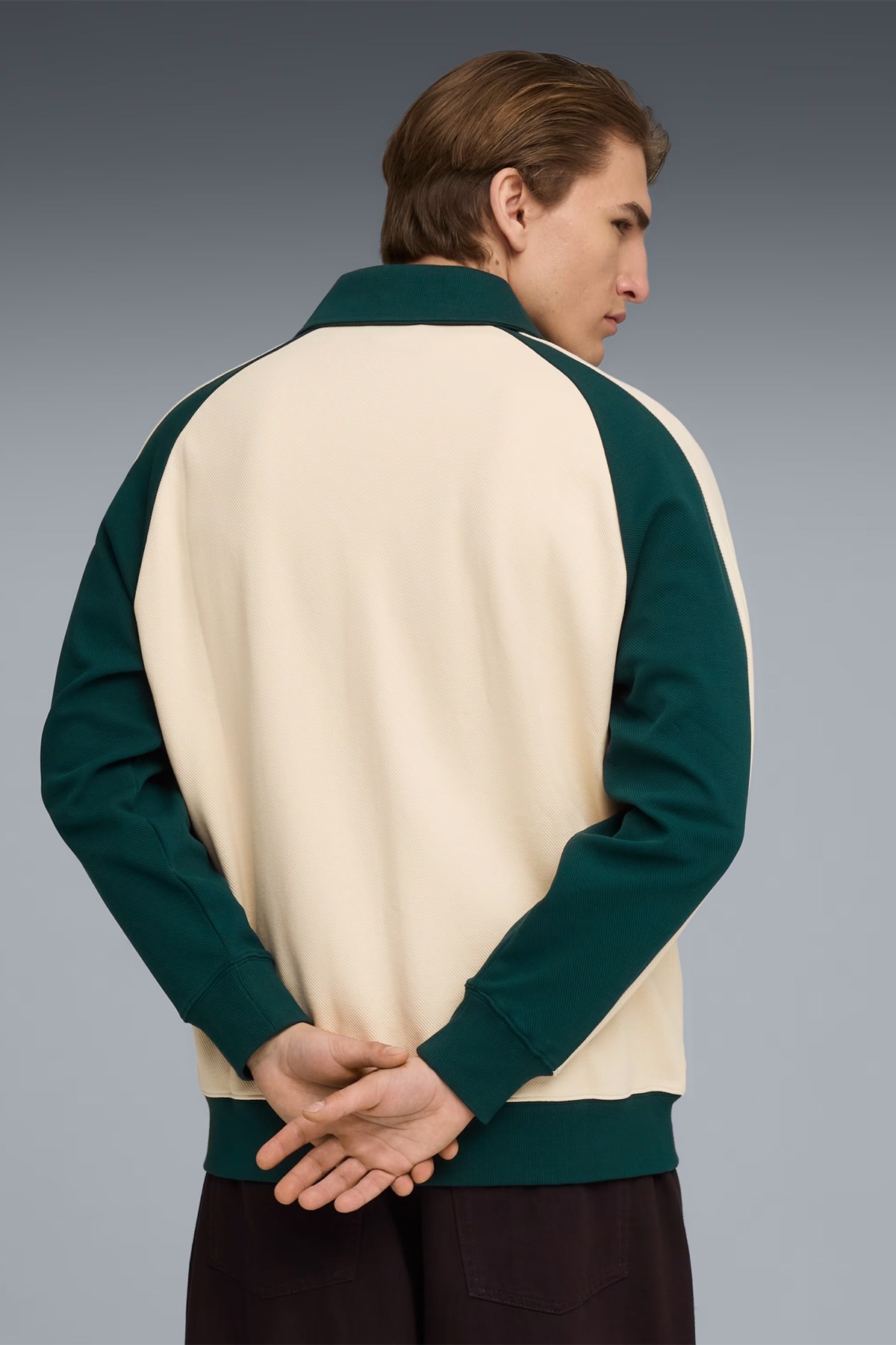 Puma T7 Relaxed Track Unisex Ceket Bej