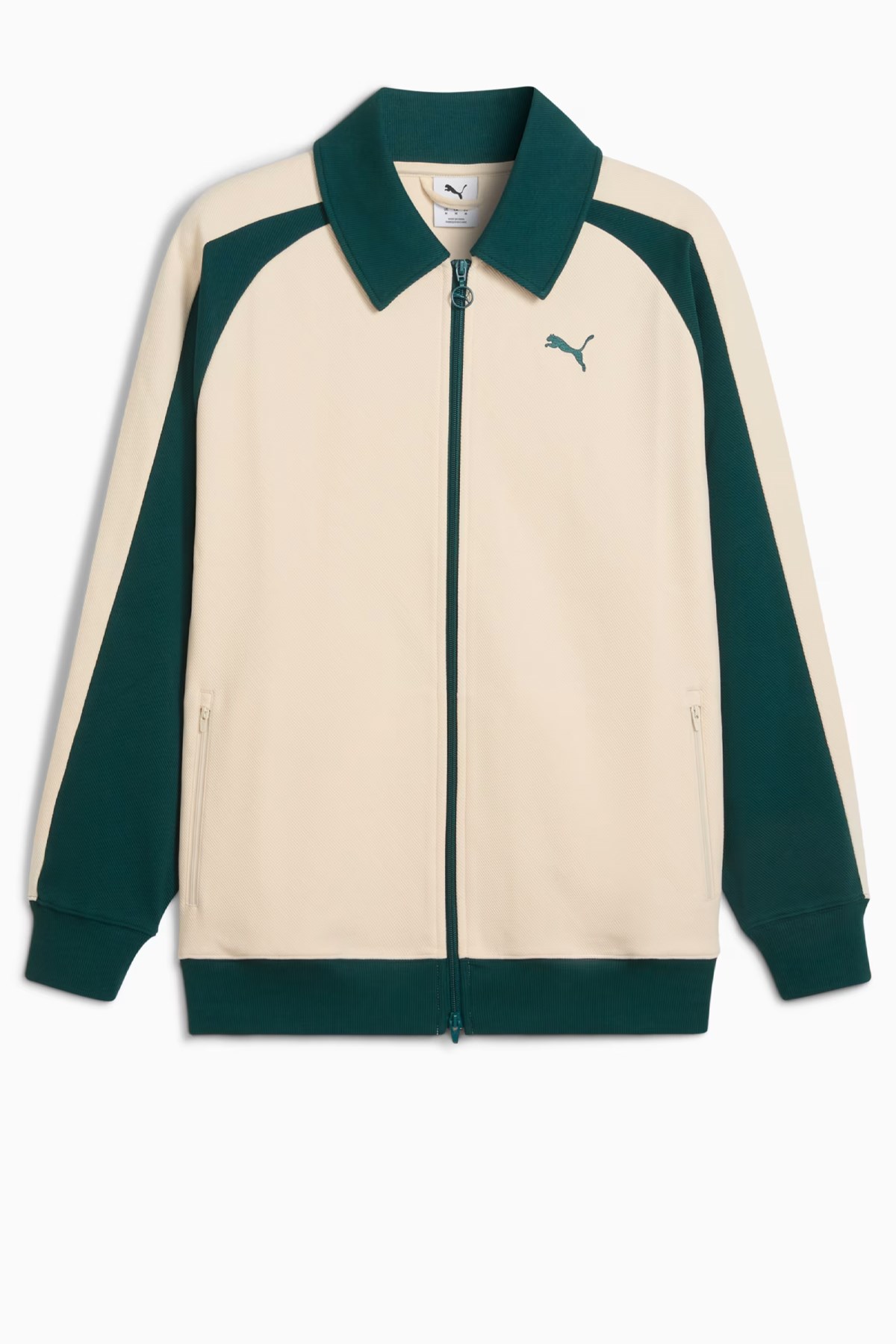 Puma T7 Relaxed Track Unisex Ceket Bej