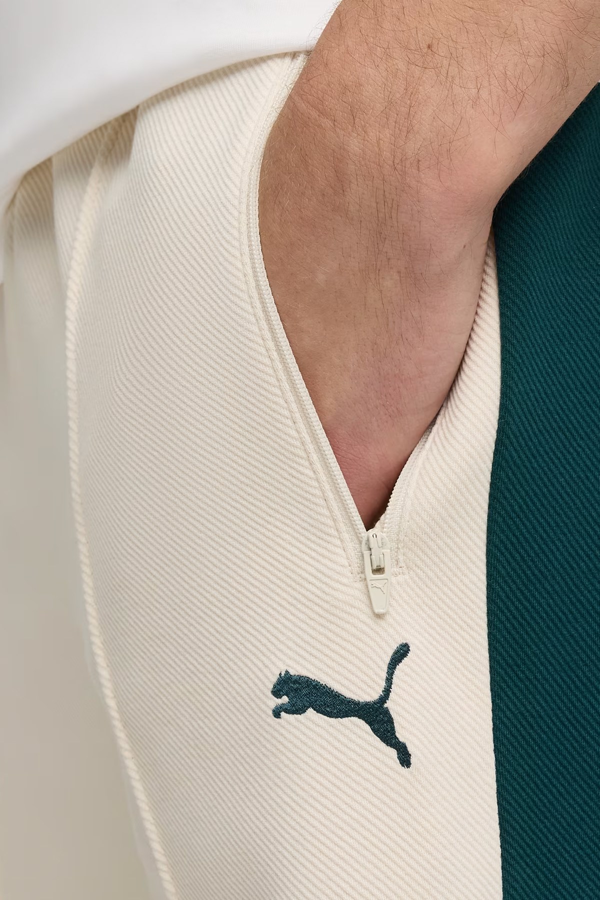 Puma T7 Relaxed Track Unisex Eşofman Altı Bej