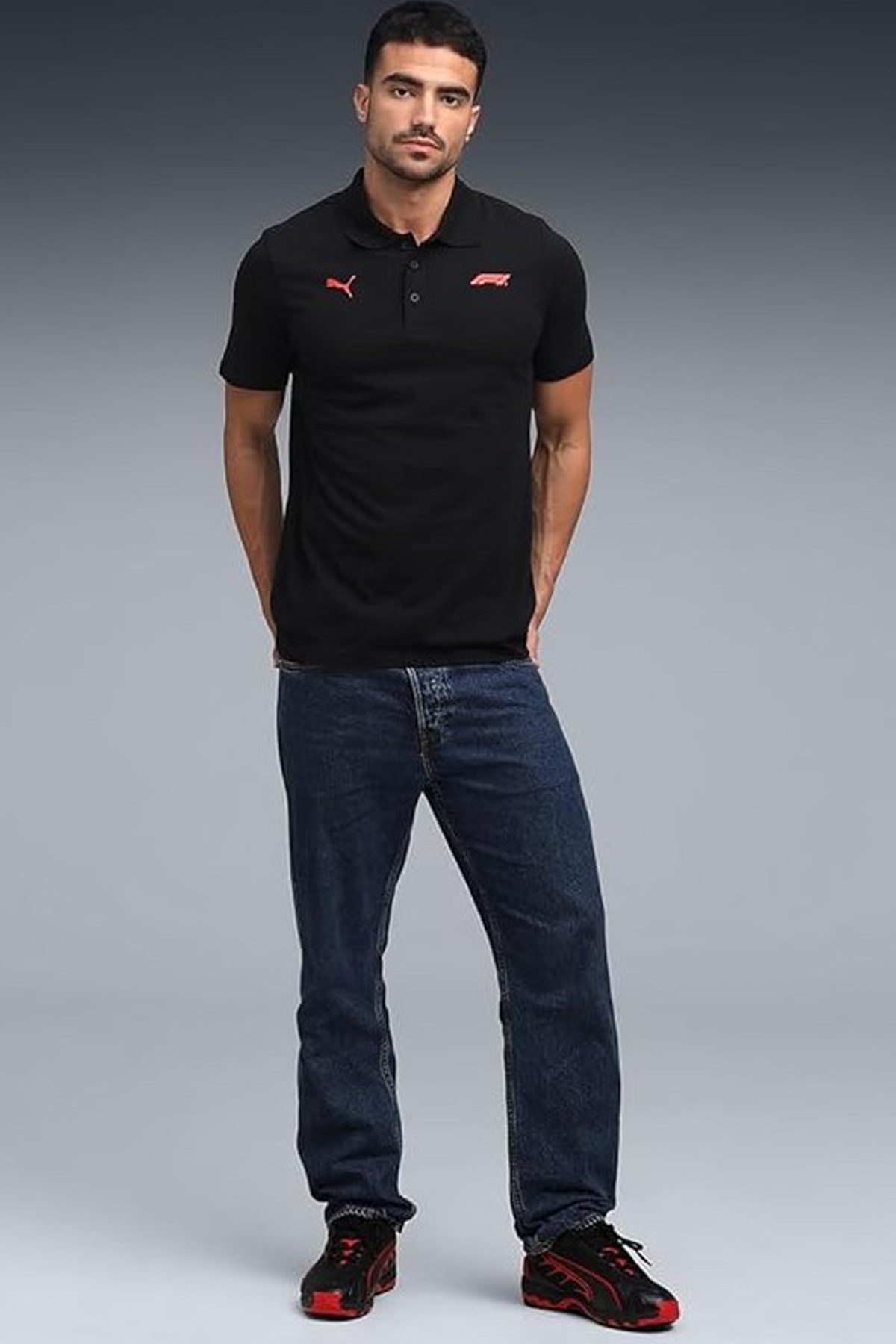 Puma F1 Ess Logo Erkek Tişört 63326501 Siyah