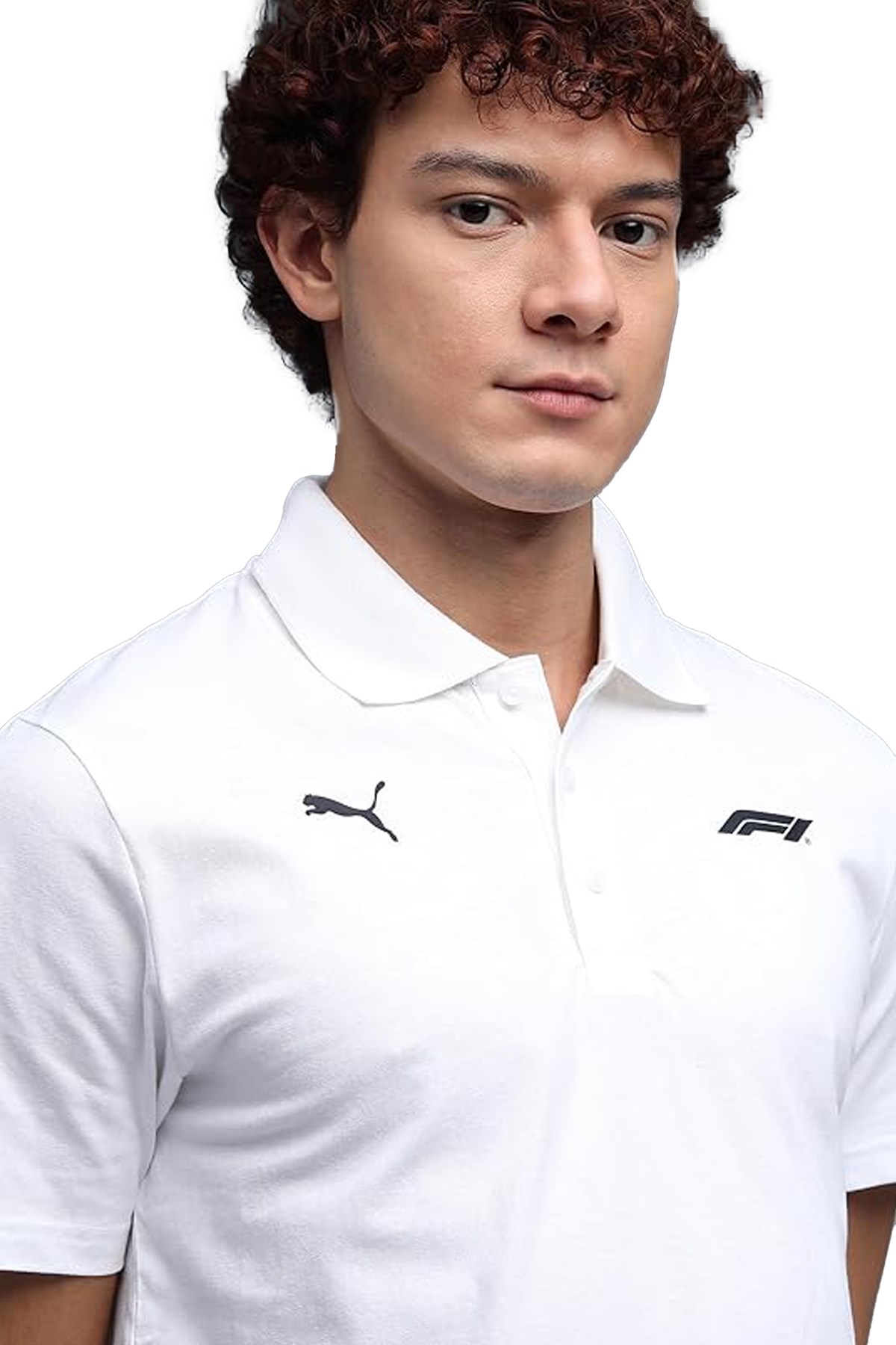 Puma F1 Ess Logo Erkek Tişört 63326502 Beyaz