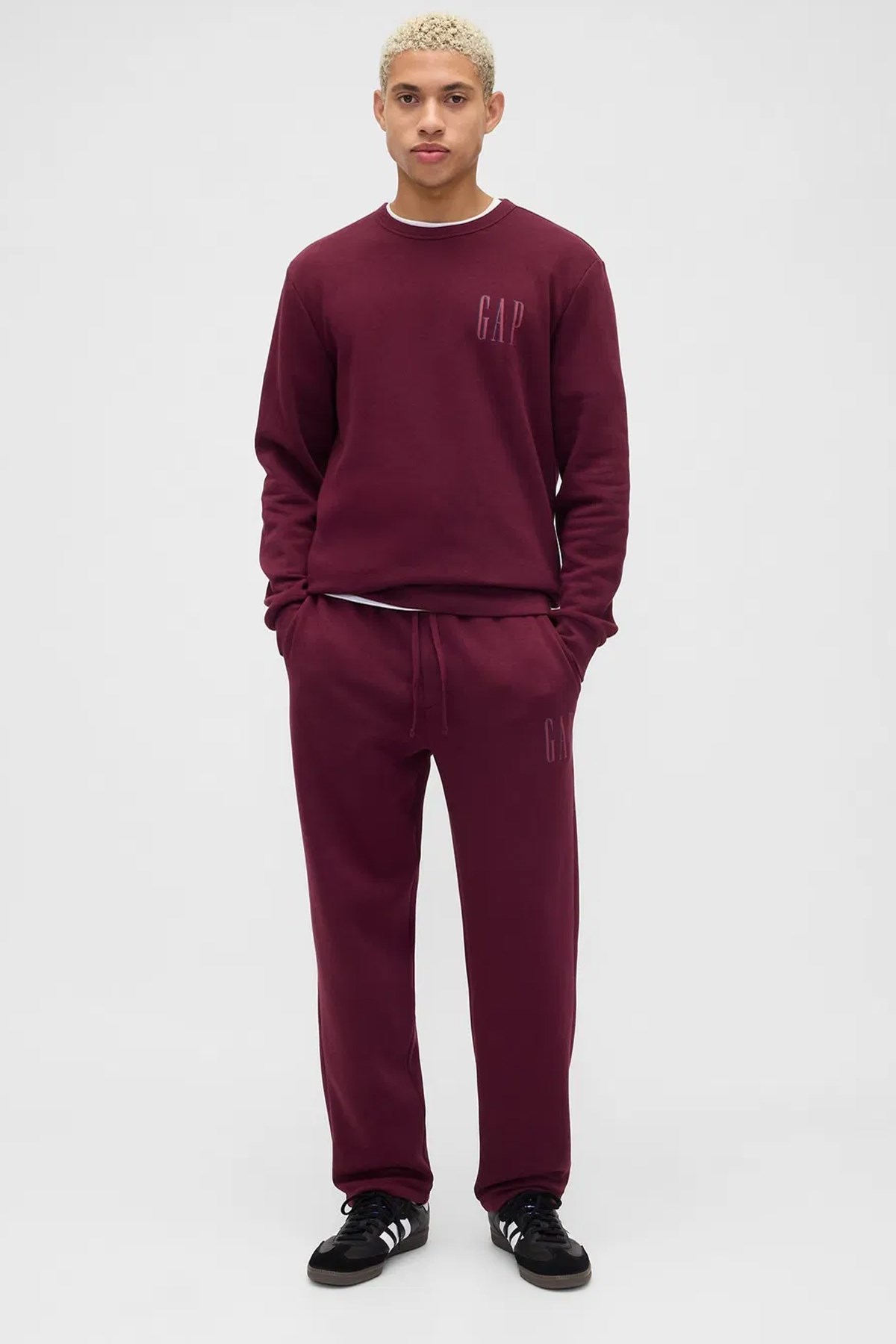 Gap V-Lw Db Fleece Erkek Sweatshirt 645634011 Kırmızı