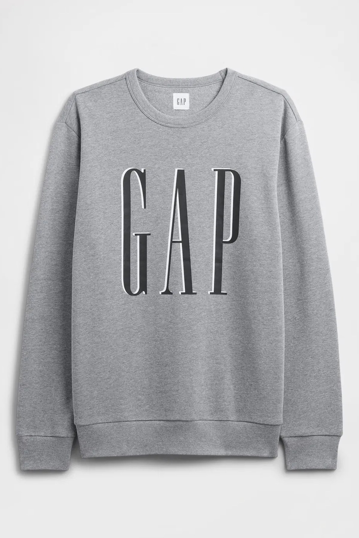 Gap V-Lw Db Fleece Erkek Sweatshirt 645634014 Gri