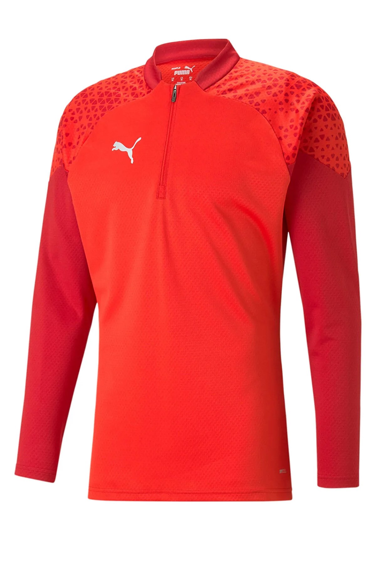 Puma Teamcup Training Yarım Fermuar Antreman Sweat 65798201 Kırmızı