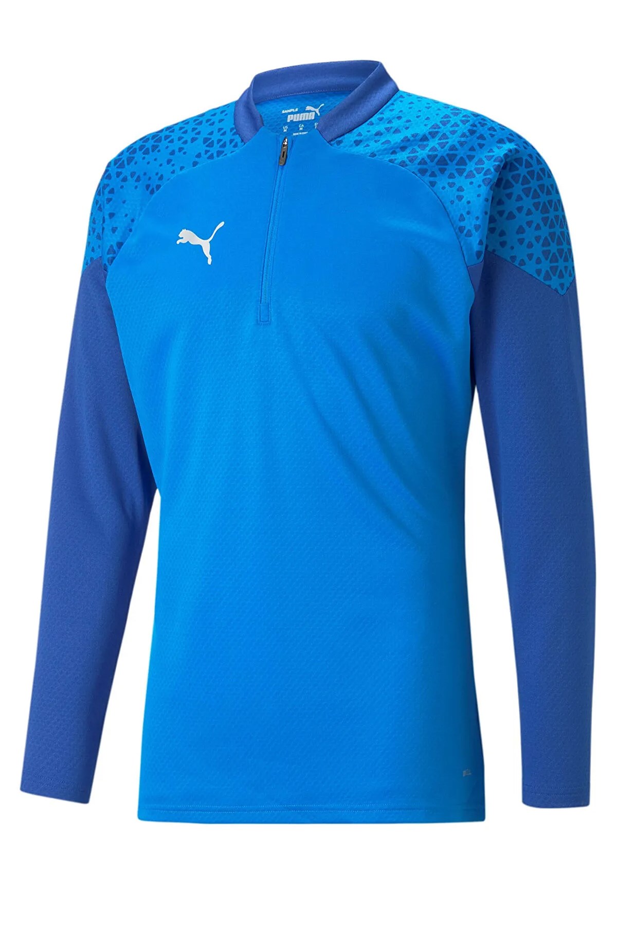 Puma Teamcup Training 1/4 Fermuarlı Sweat  65798202 Mavi