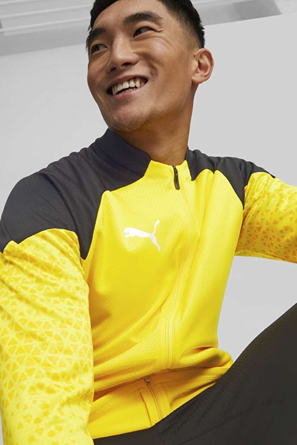 Puma Teamcup Training Erkek Sweatshirt 65798319 Sarı