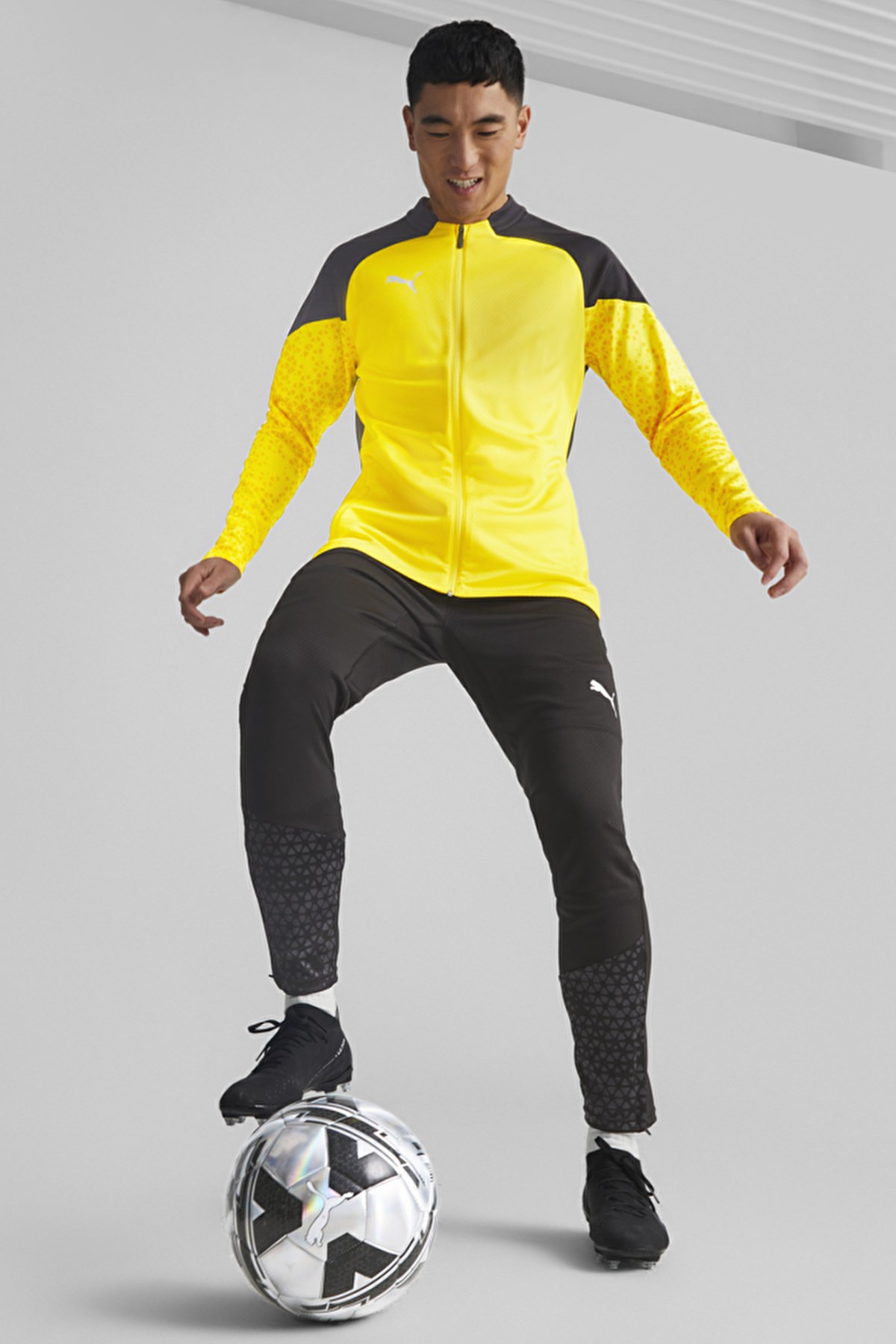 Puma Teamcup Training Erkek Sweatshirt 65798319 Sarı