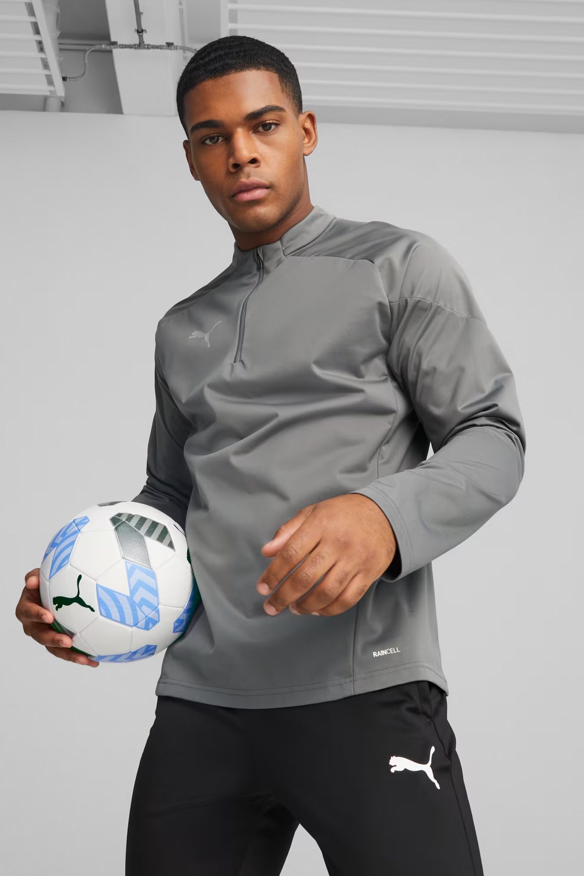 Puma Team Cup Erkek Antreman Sweat 657986013 Gri