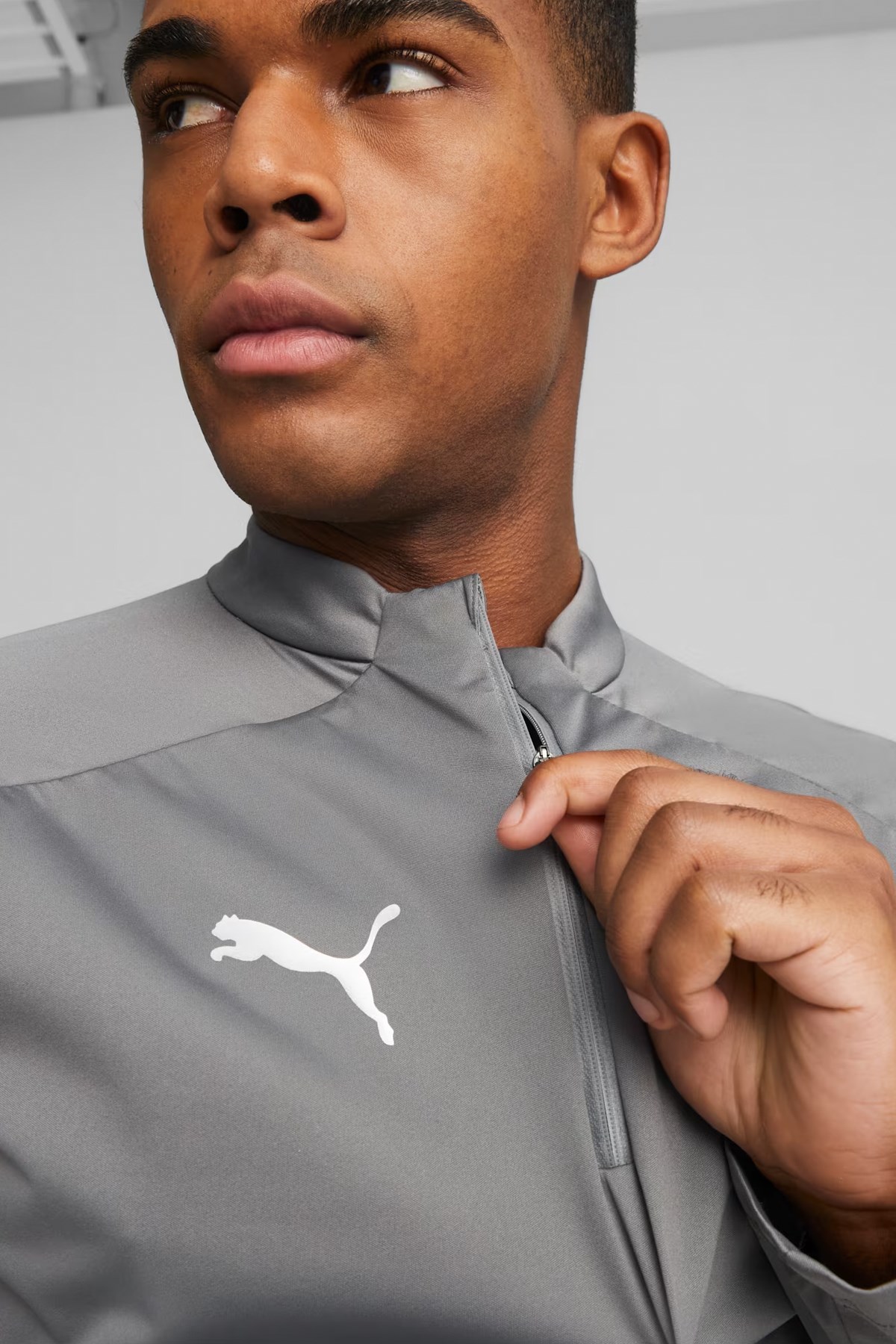Puma Team Cup Erkek Antreman Sweat 657986013 Gri