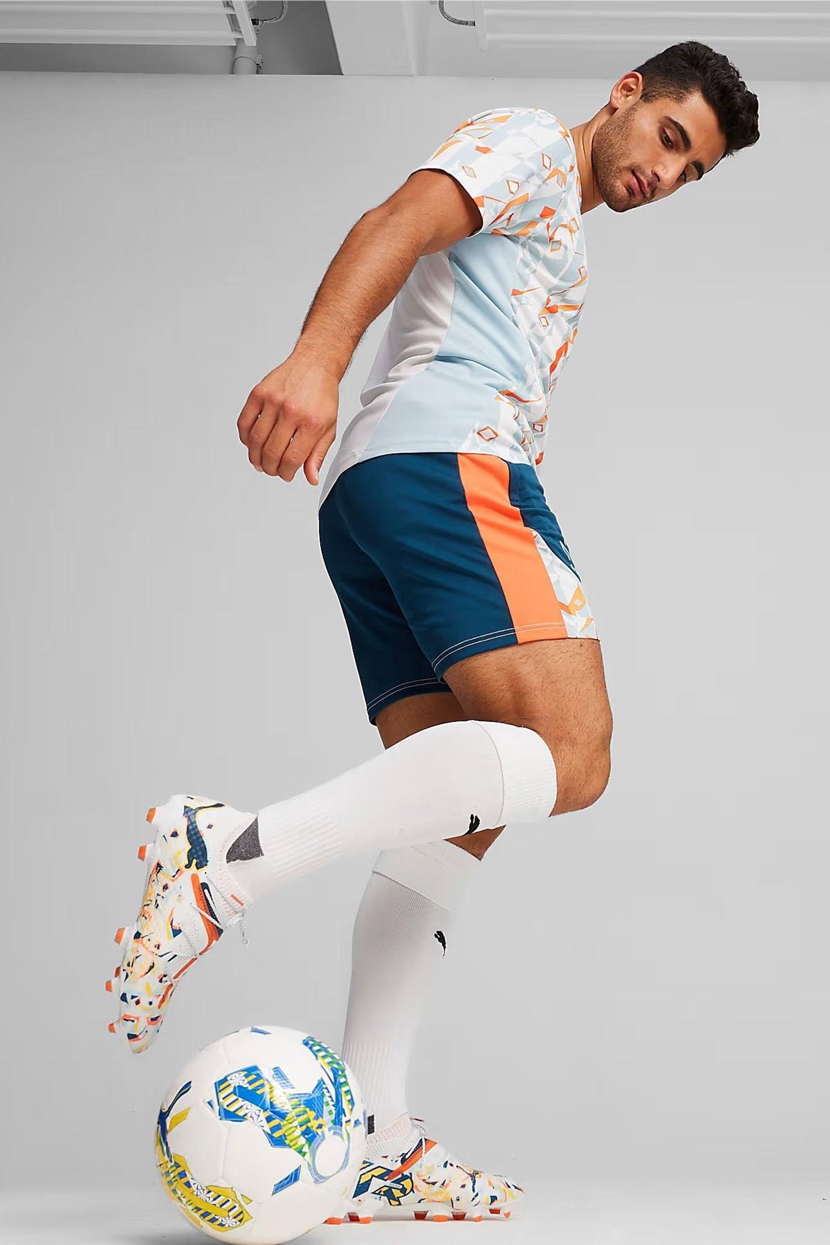 Puma Neymar Jr Creativity Jersey Erkek Tişört 65895313 Çok Renkli