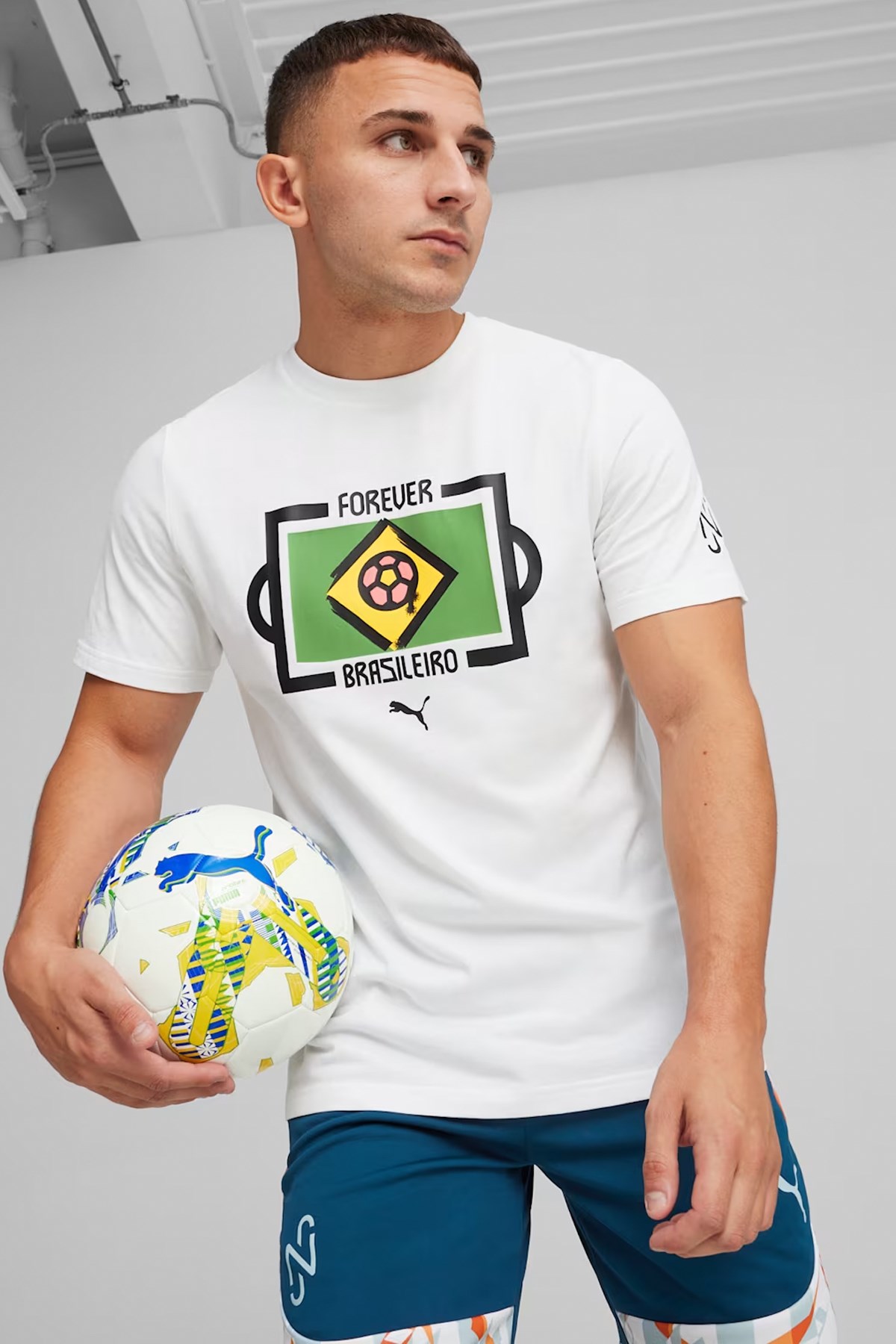 Puma Neymar Jr Erkek Tişört 65921901 Beyaz