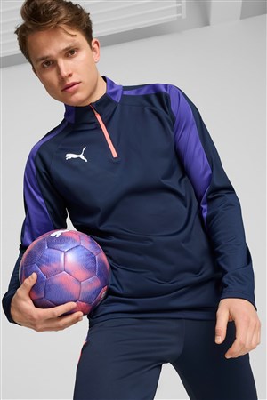 Puma individualliga Erkek fermuarlı sweatshirt 65951501 Lacivert