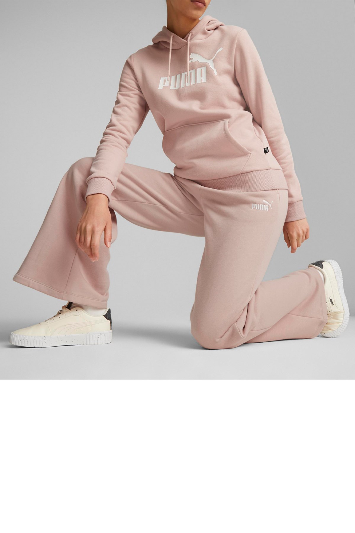 Puma Ess+ Embroidery Kadın Eşofman Altı 67000647 Pembe