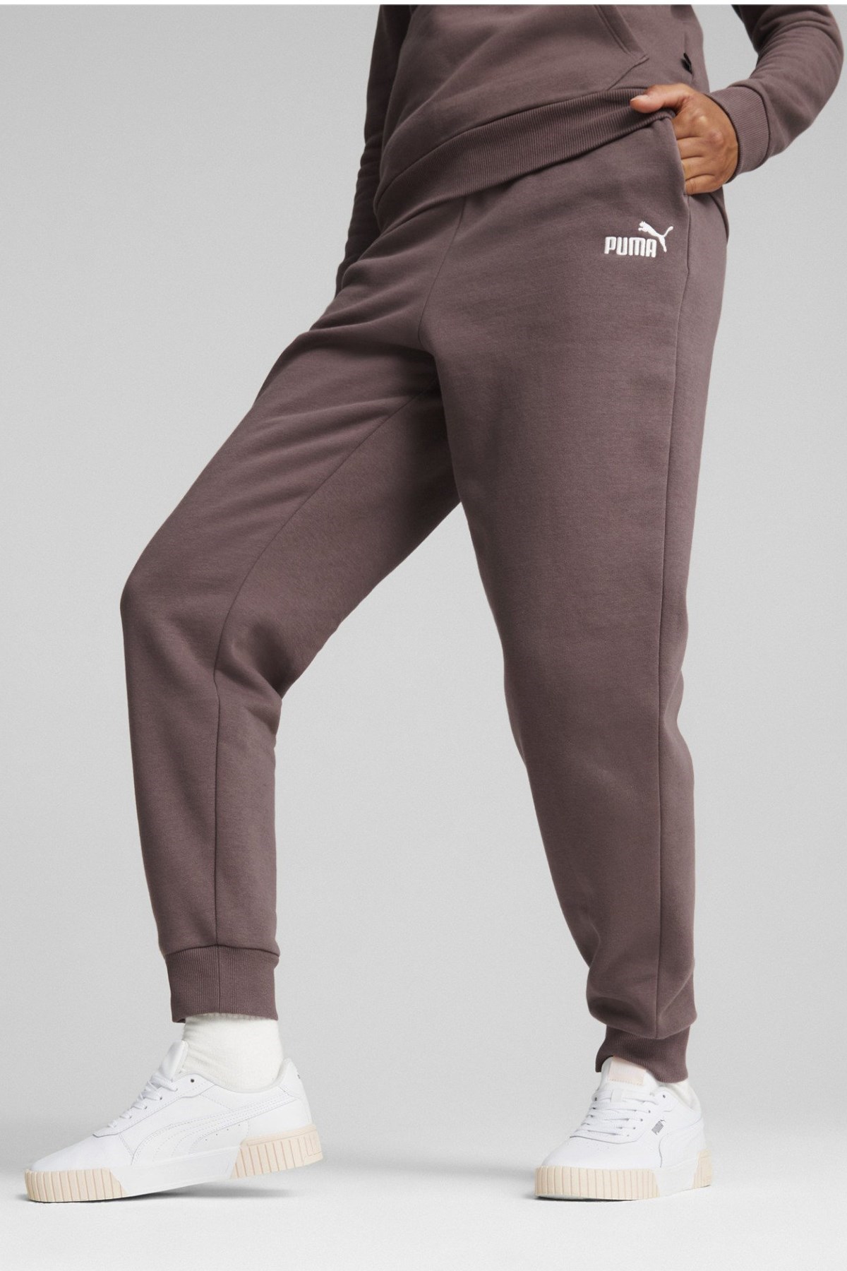 Puma Ess+ Embroidery Kadın Eşofman Altı 67000775 Bordo