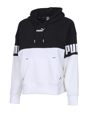 Puma power Colorblock Kadın Sweatshirt 67001501 Siyah