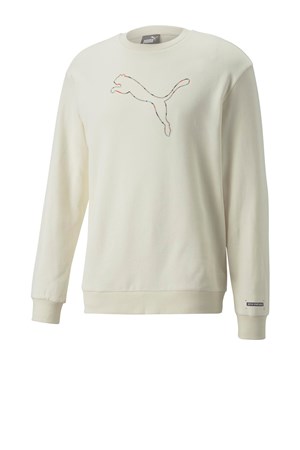 Puma Better Crew FL Erkek Sweatshirt 67002899 Beyaz