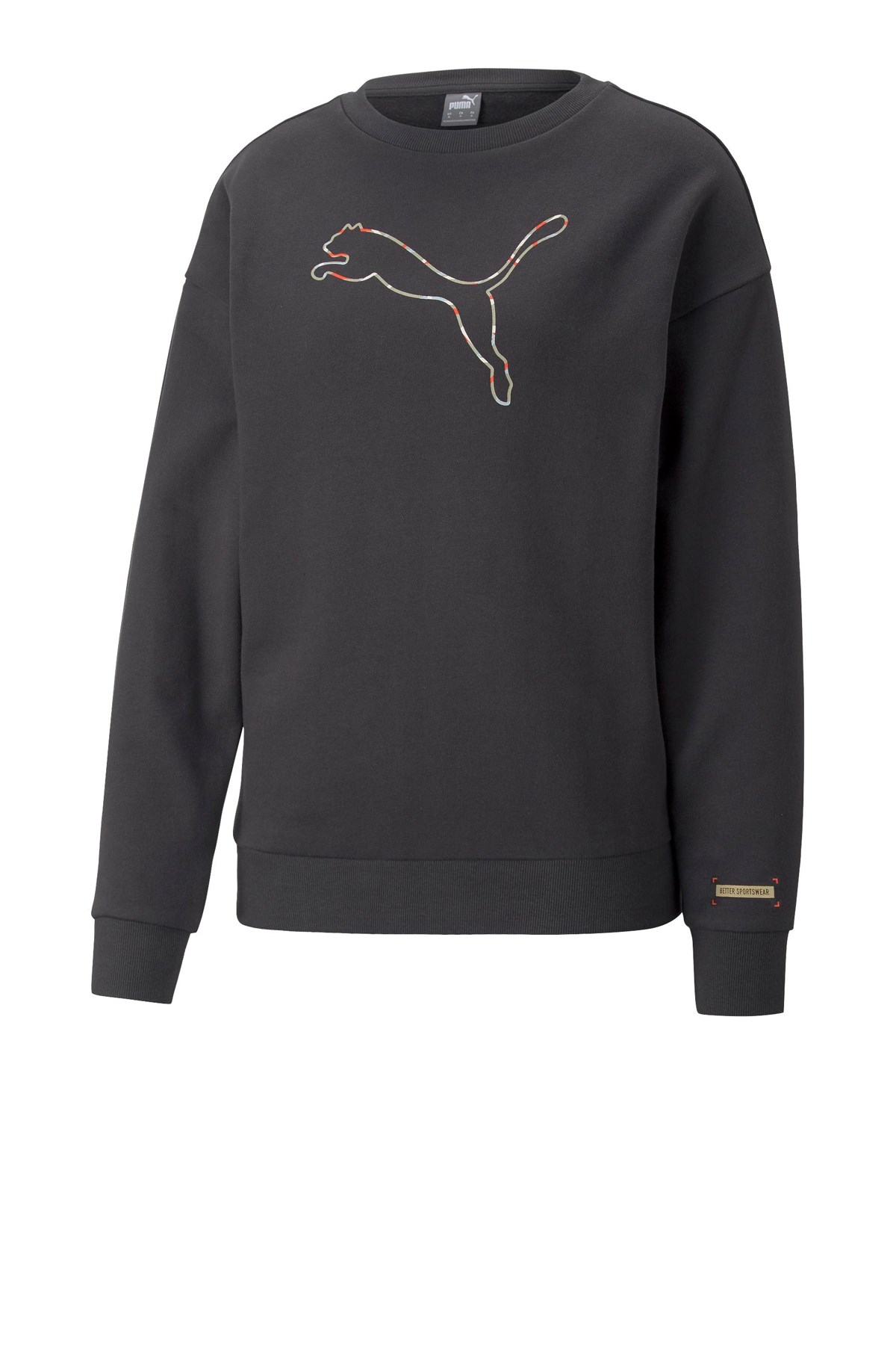 Puma Better Crew FL Kadın Sweatshirt 67003575 Siyah
