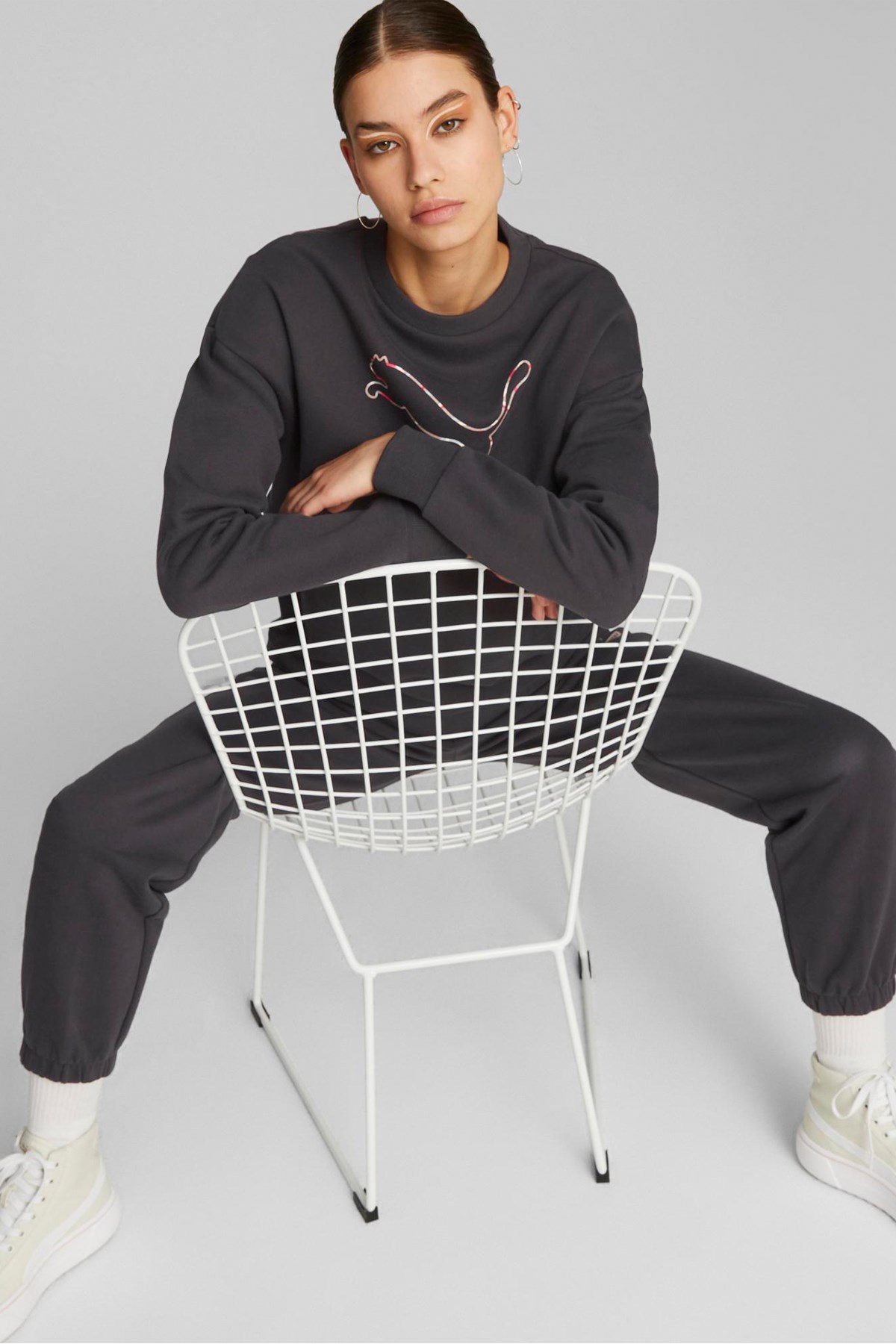 Puma Better Crew FL Kadın Sweatshirt 67003575 Siyah