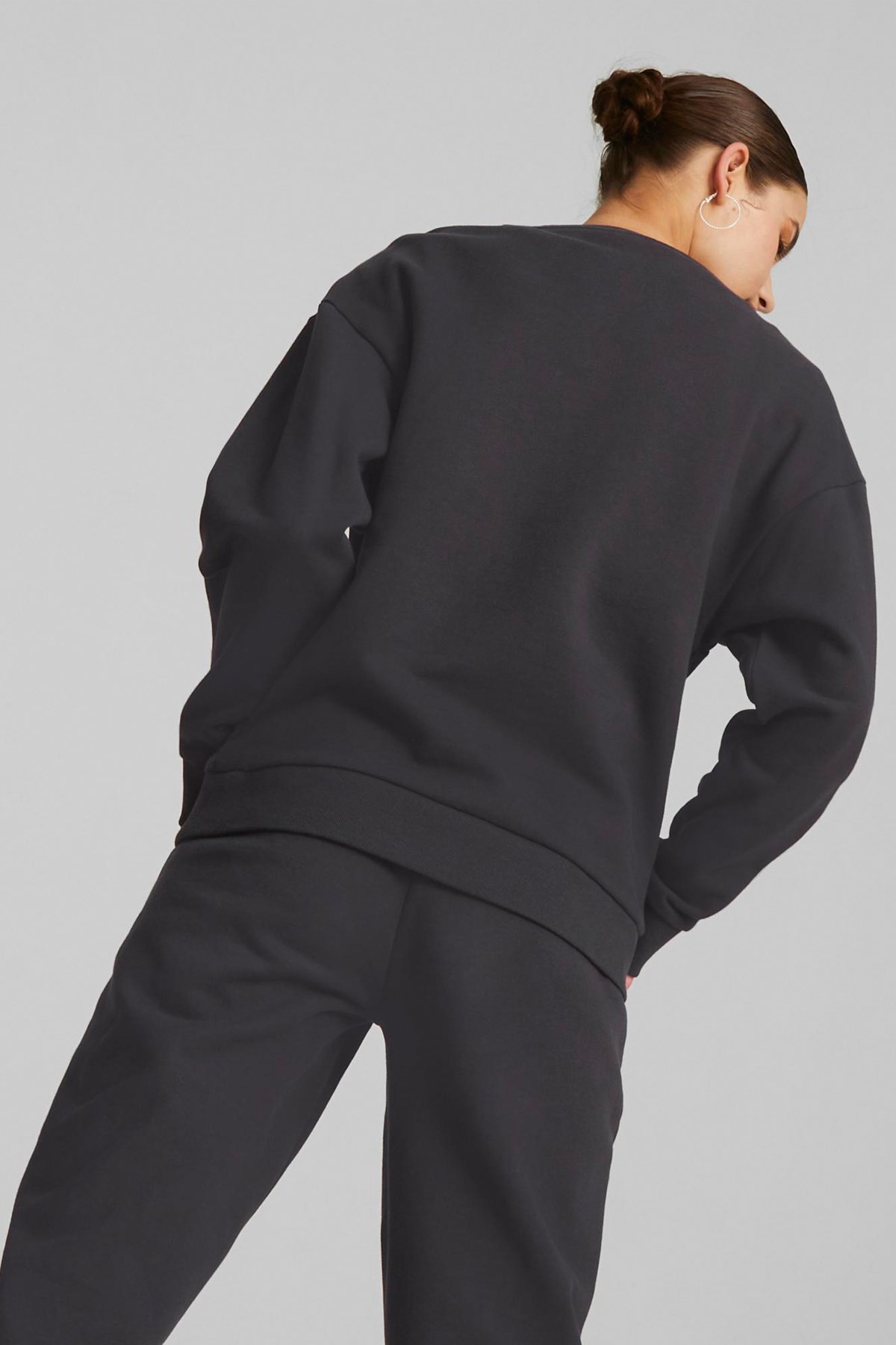 Puma Better Crew FL Kadın Sweatshirt 67003575 Siyah