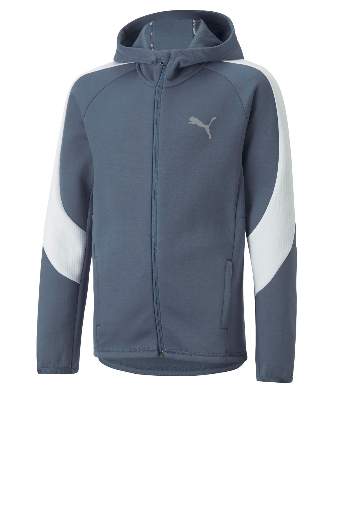 Puma Evostripe Full-Zip Çocuk Sweatshirt 67006818 Mavi