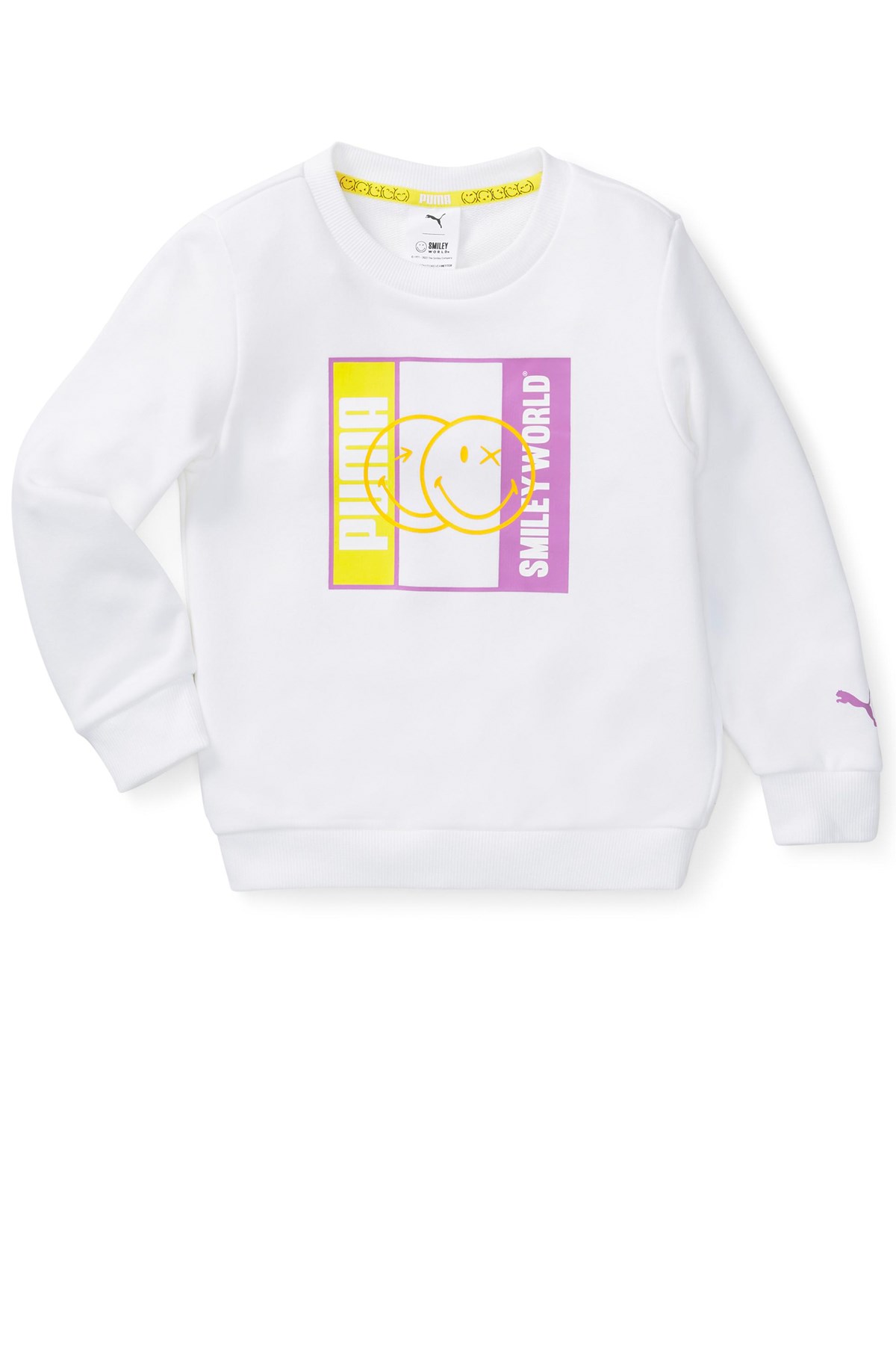 Puma X SW Crew TR Çocuk Sweatshirt 67035202 Beyaz