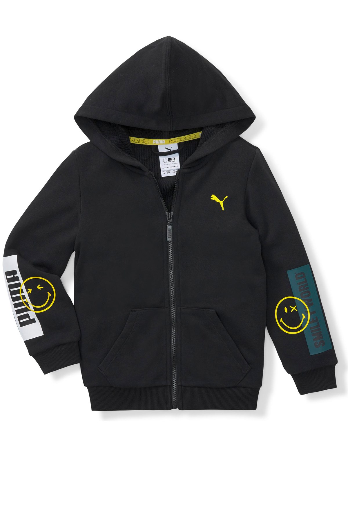 Puma X SW Full-Zip Çocuk Sweatshirt 67035301 Siyah