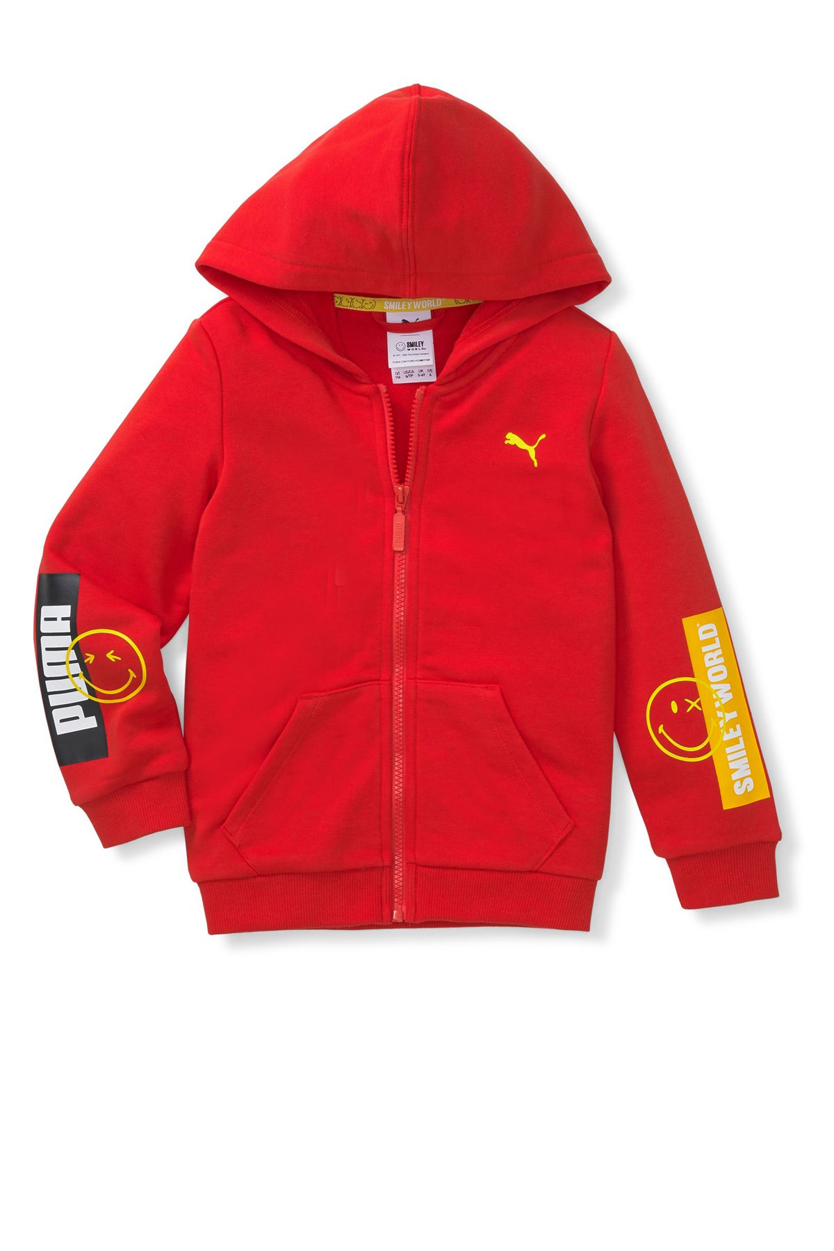 Puma X SW Full-Zip Çocuk Sweatshirt 67035311 Kırmızı