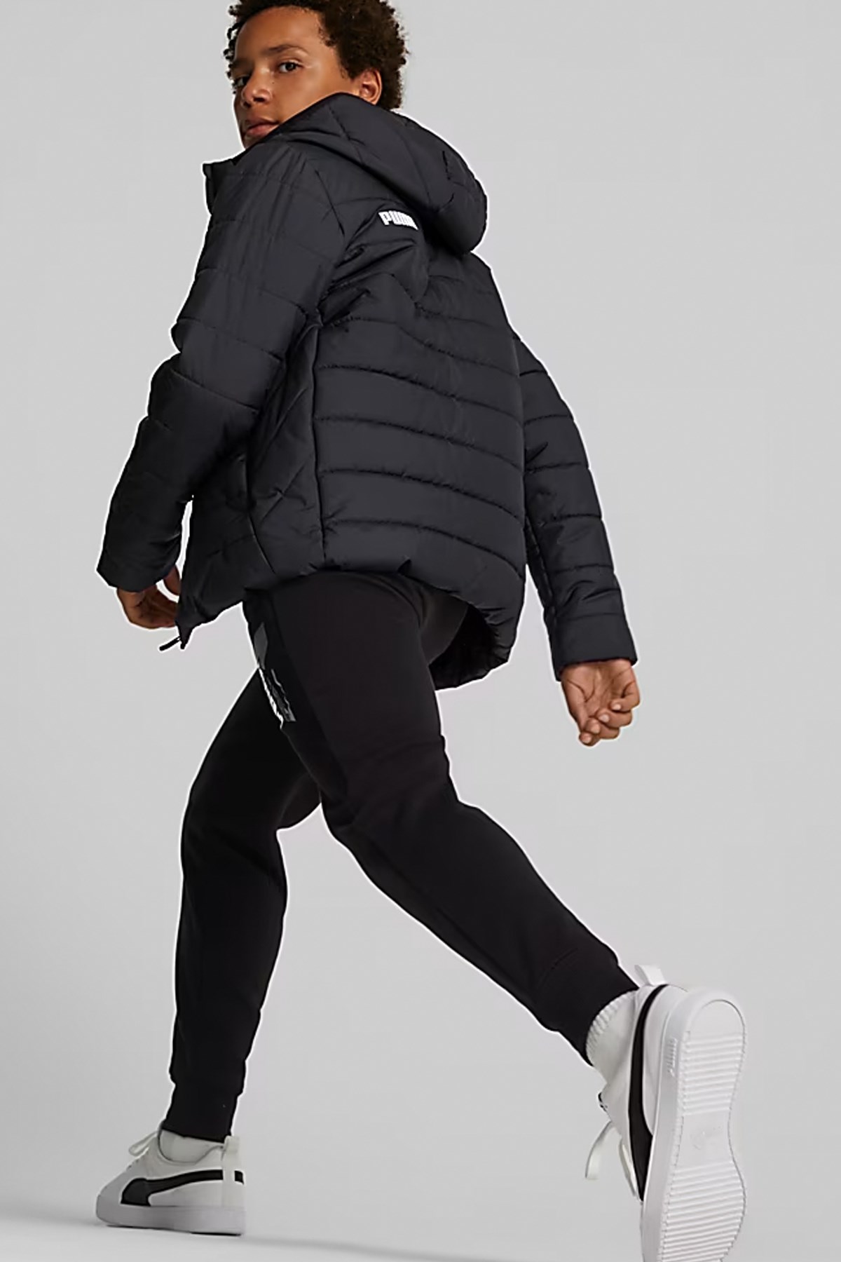Puma Ess Padded Çocuk Mont 67055901 Siyah