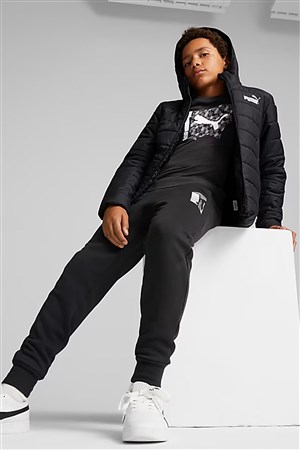 Puma Ess Padded Çocuk Mont 67055901 Siyah