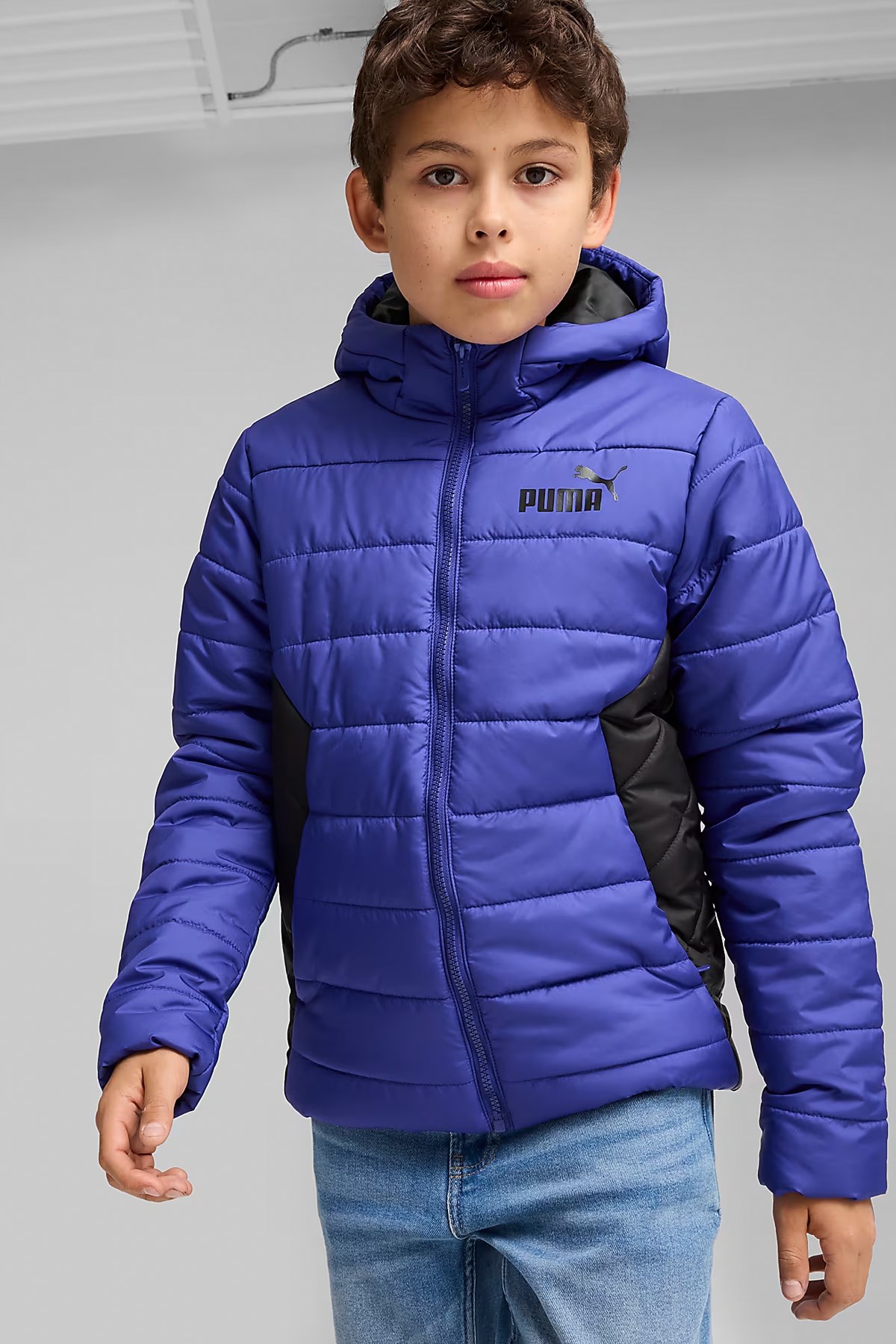 Puma Ess Padded Çocuk Mont 67055927 Mor