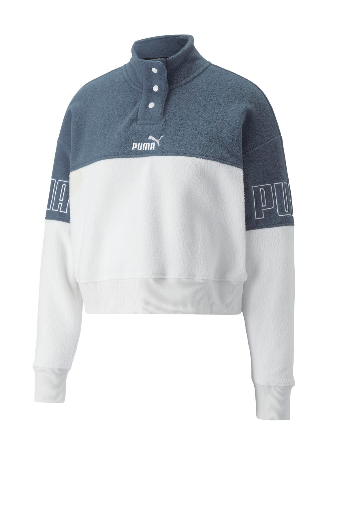 Puma power Winterized Kadın Sweatshirt 67078418 Mavi