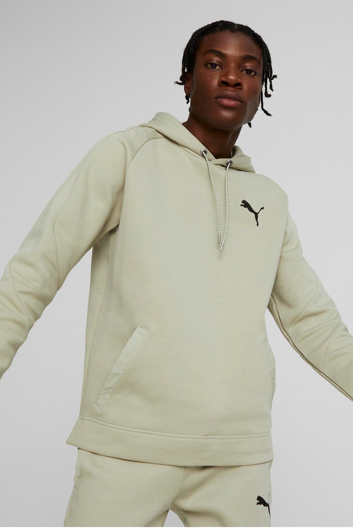 Puma Day In Motion Erkek Sweatshirt 67110268 Yeşil