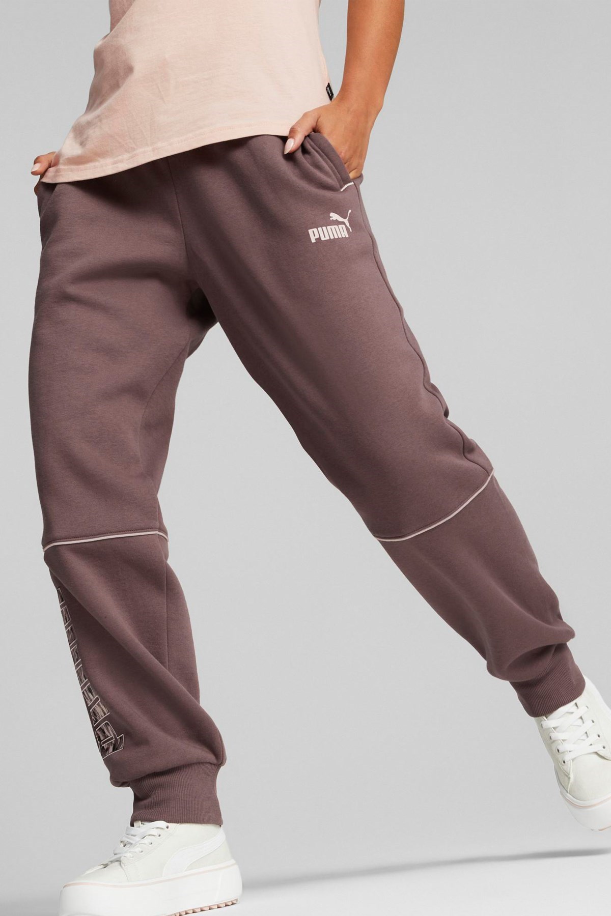 Puma power Safari Kadın Eşofman Altı 67175575 Bordo